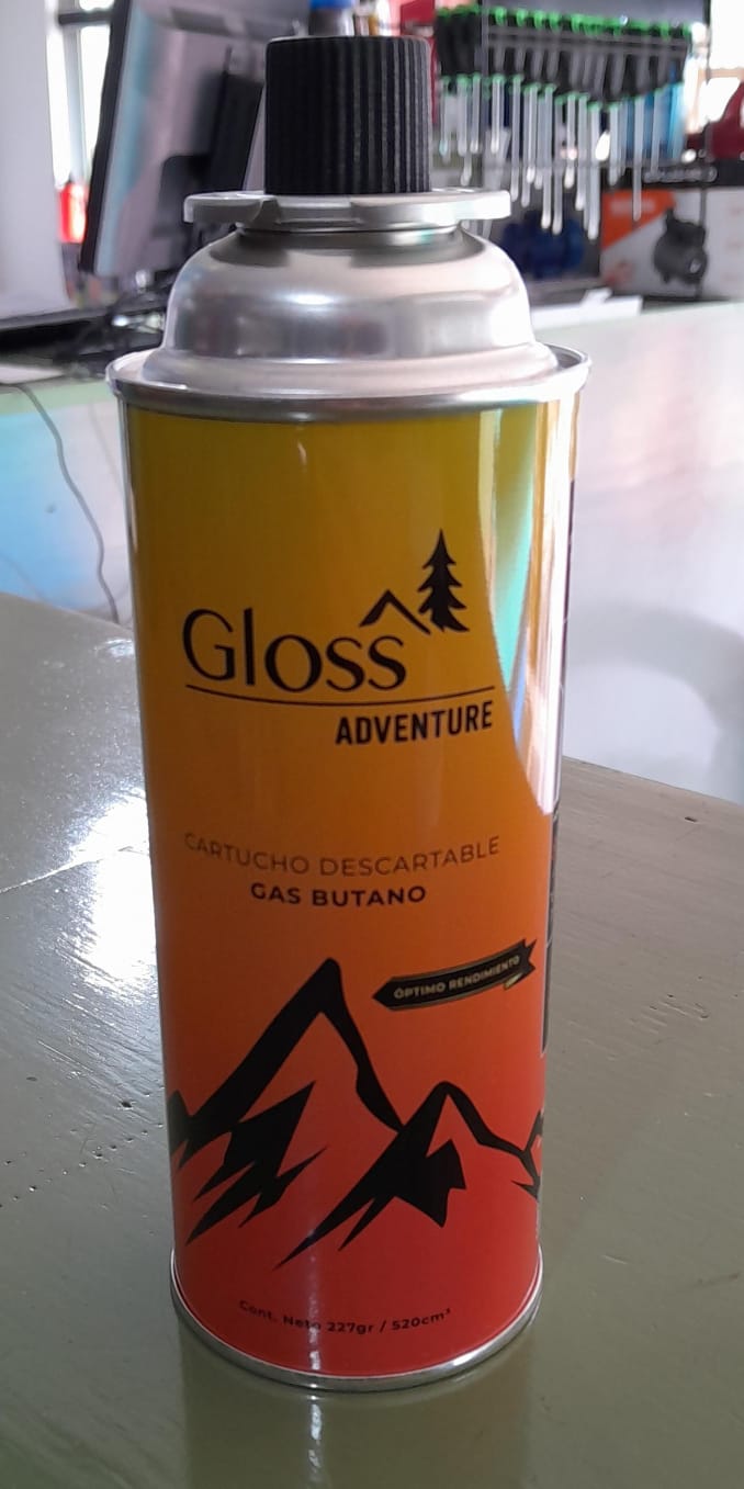 CARTUCHO GAS BUTANO GLOSS 227gr