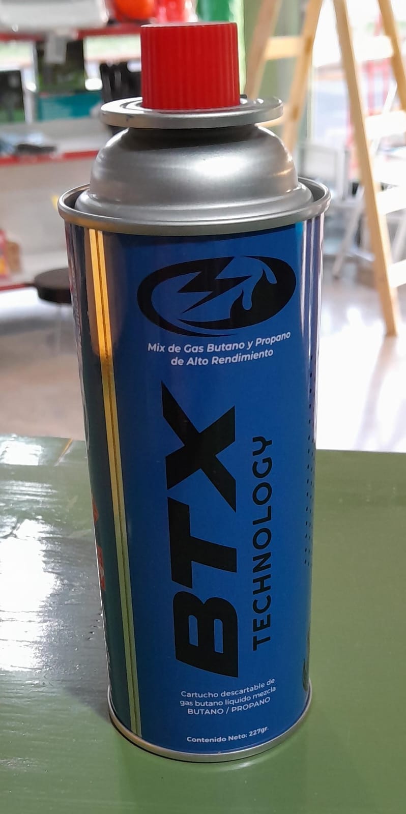 CARTUCHO DESCARTABLE GAS BUTANO BTX