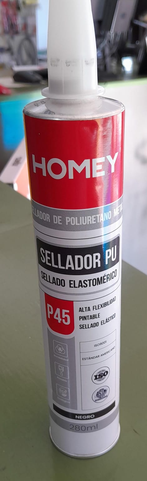 SELLADOR PARABRISA/AUTOMOTOR HOMEY NEGRO 280ML