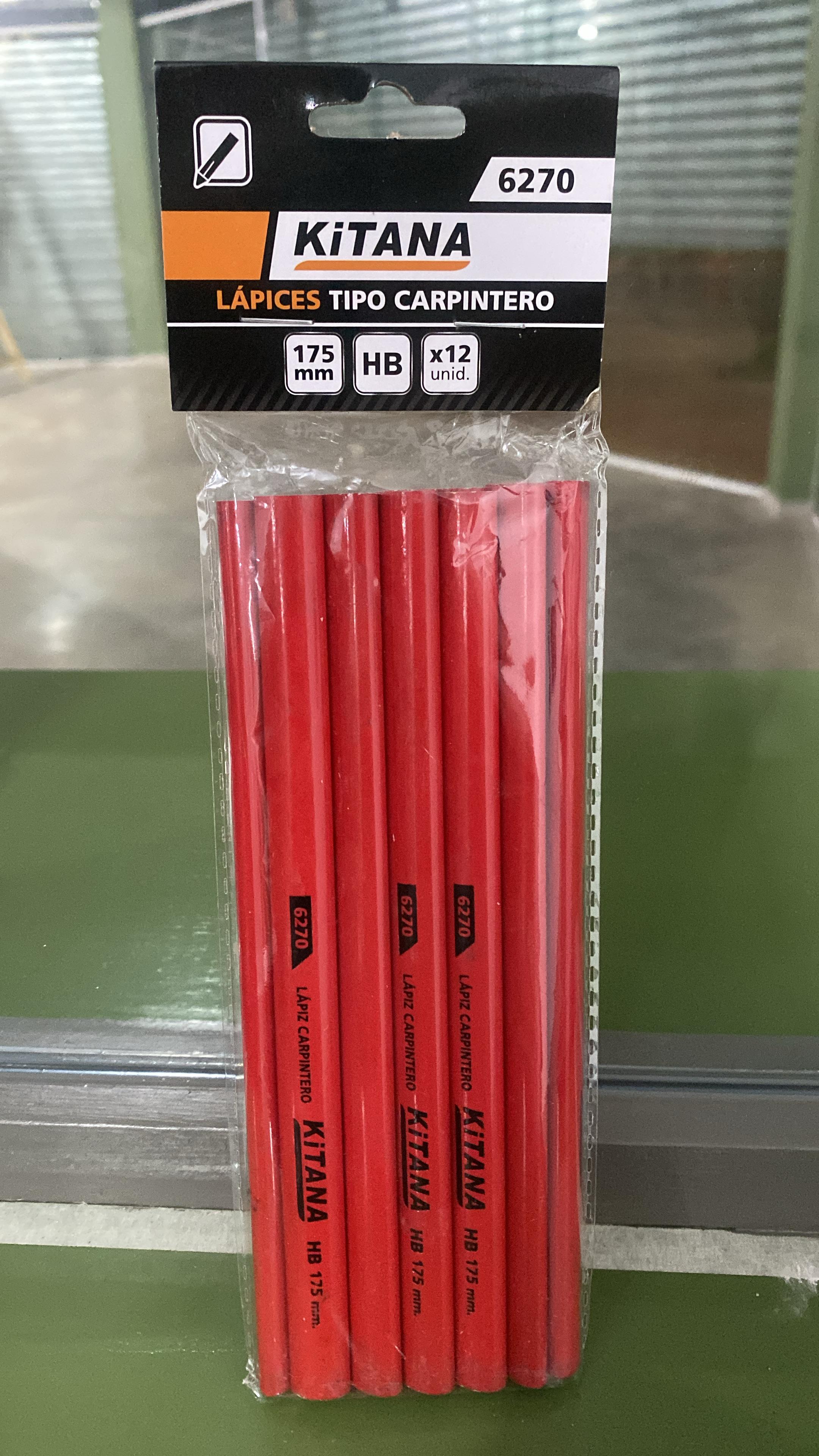 LAPIZ CARPINTERO 175MM X UNIDAD KITANA