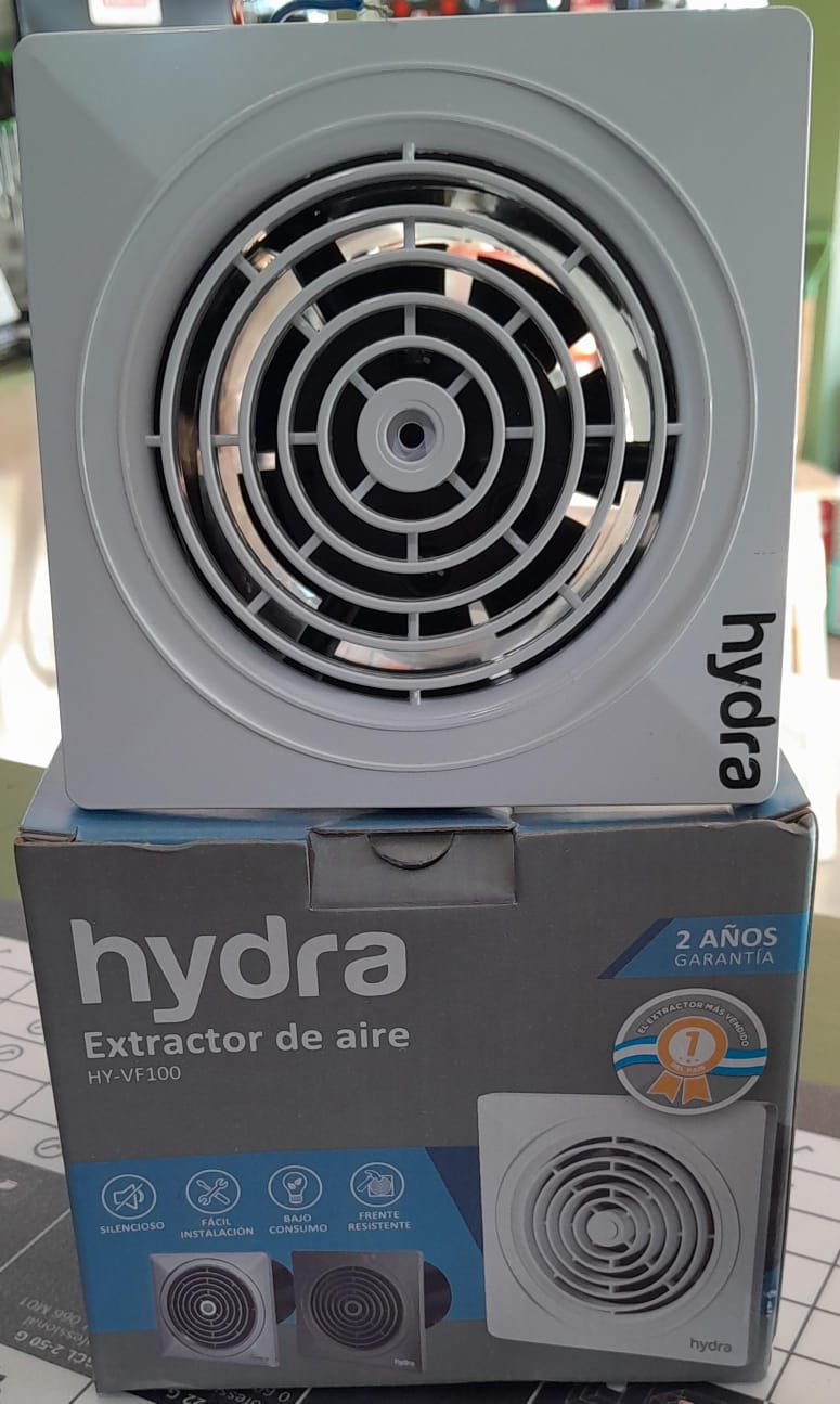 EXTRACTOR DE AIRE P/BAÑO HYDRA 100MM