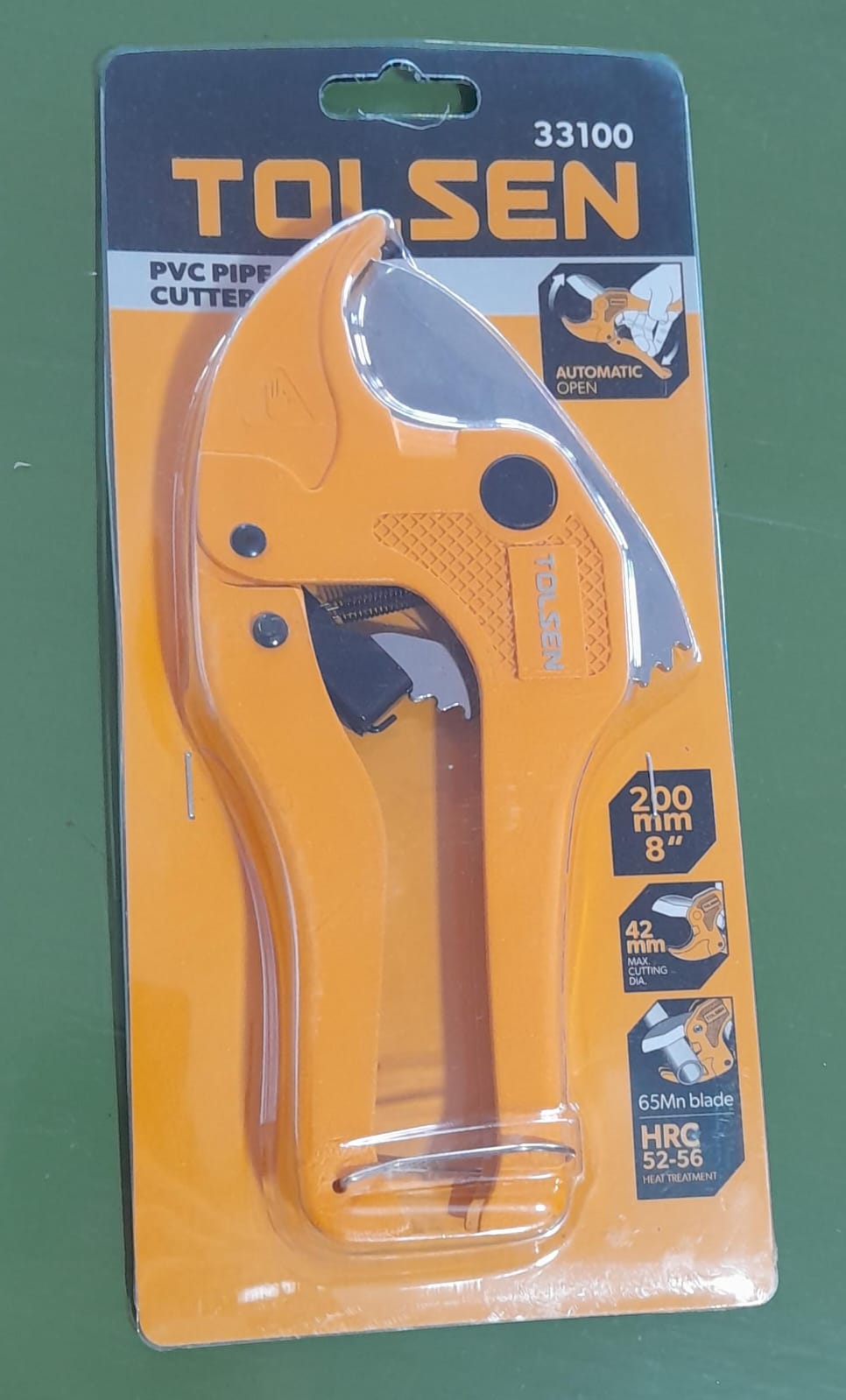 CORTA CAÑOS PVC  TOLSEN 200MM