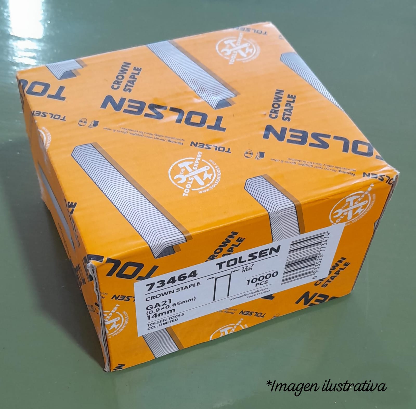 CLAVOS PARA ENGRAMPADORA TOLSEN 12MM X CAJA