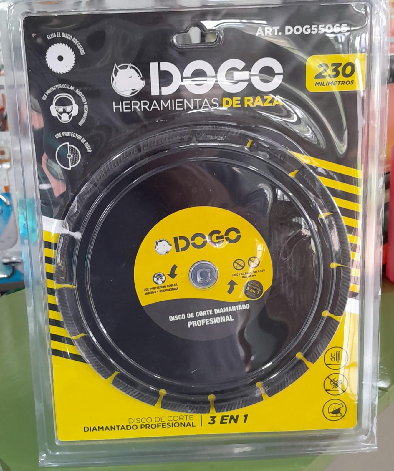 DISCO DIAMANTE DOGO 3 EN 1 9"(230mm)