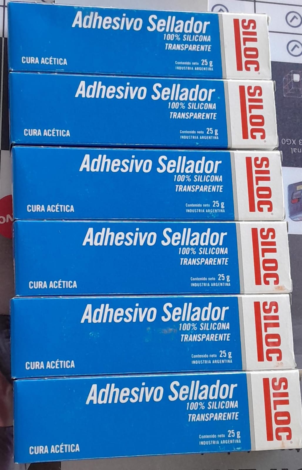 ADHESIVO SELLADOR TRANSPARENTE SILOC 25g