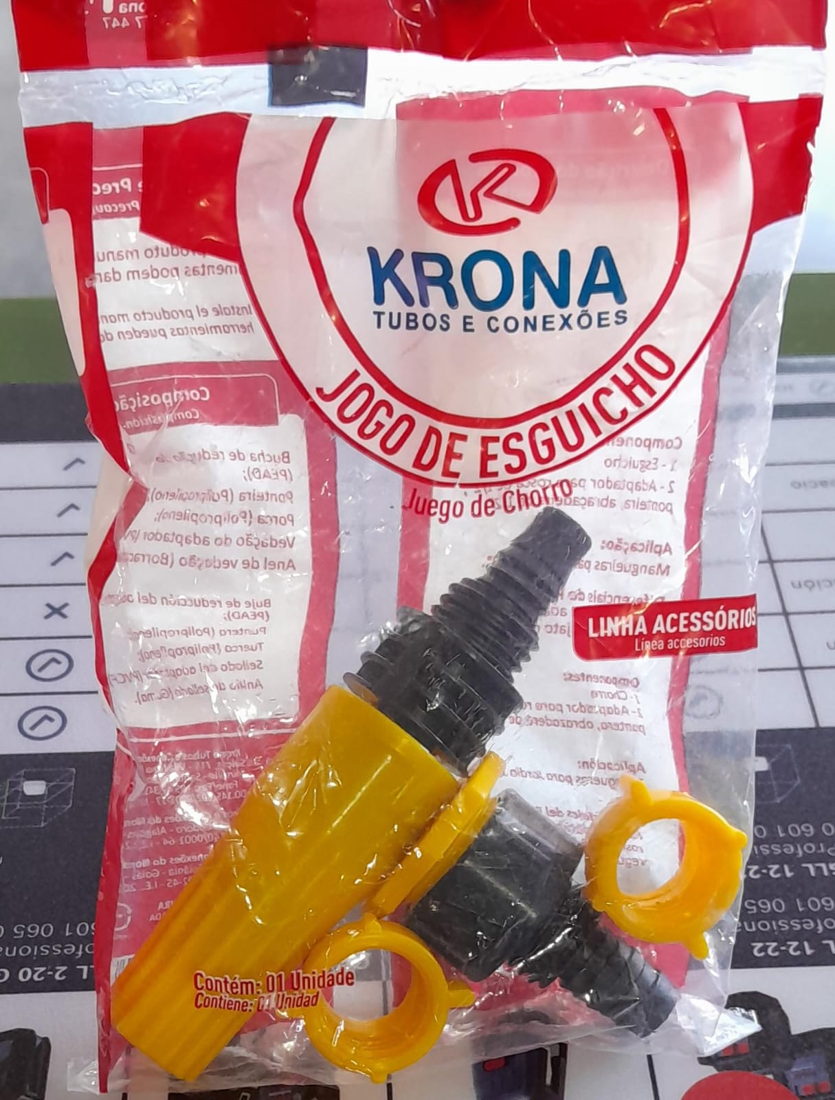 KIT REGADOR P/MANGUERA KRONA