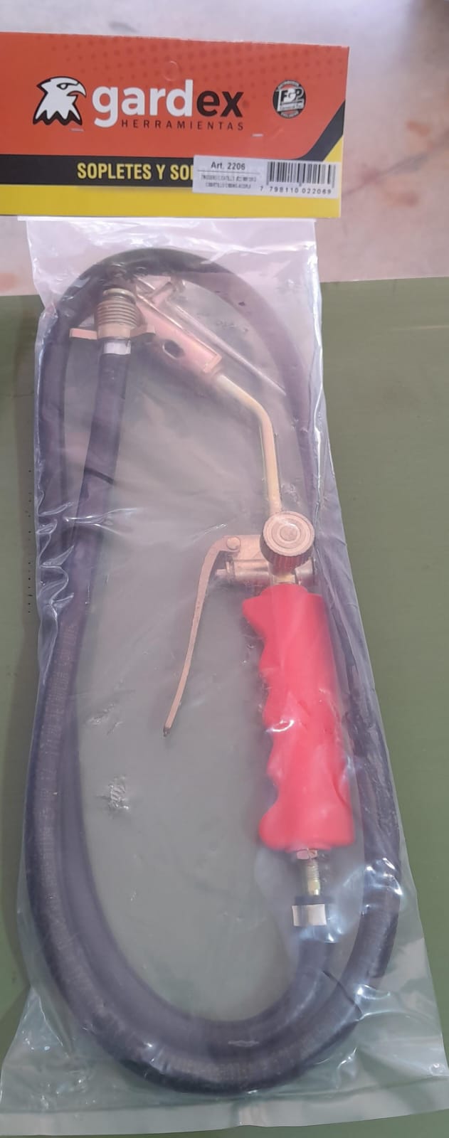 SOLDADOR GAS C/MARTILLO Y GATILLO GARDEX 10KG