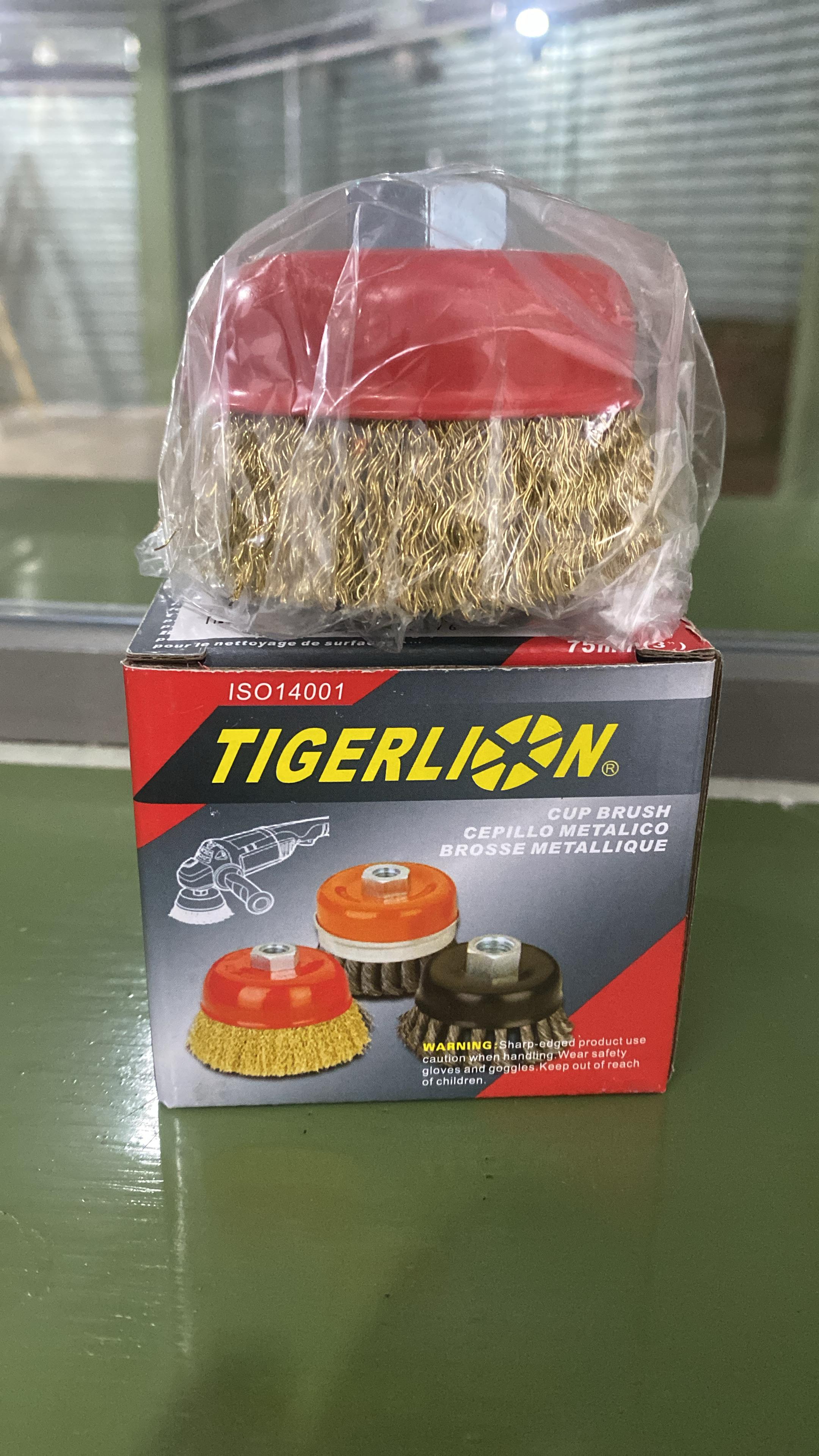 CEPILLO ACERO COPA 75MM TIGERLION