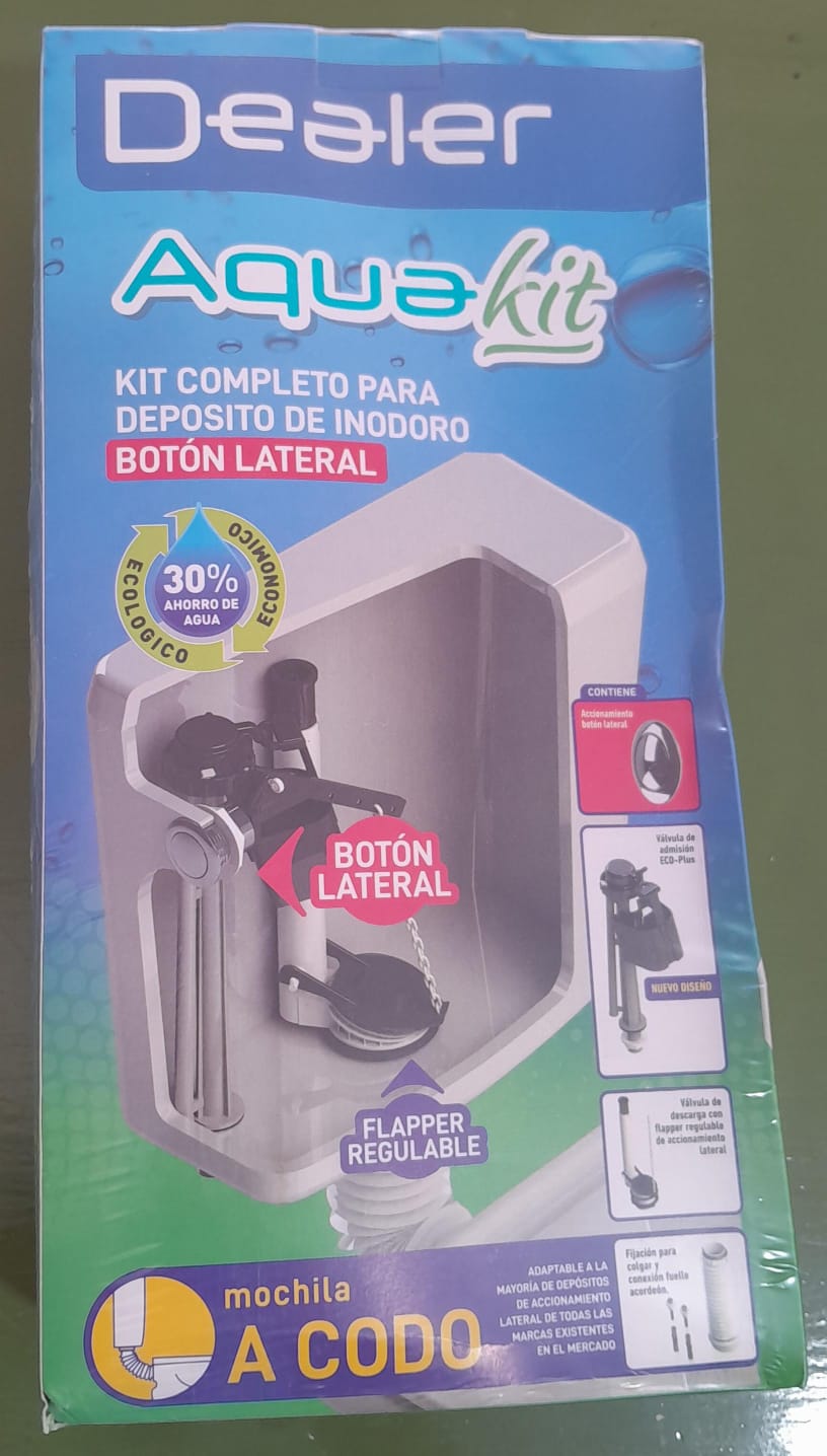 KIT COMPL. P/DEPOSITO INODORO DEALER BOTON LATERAL