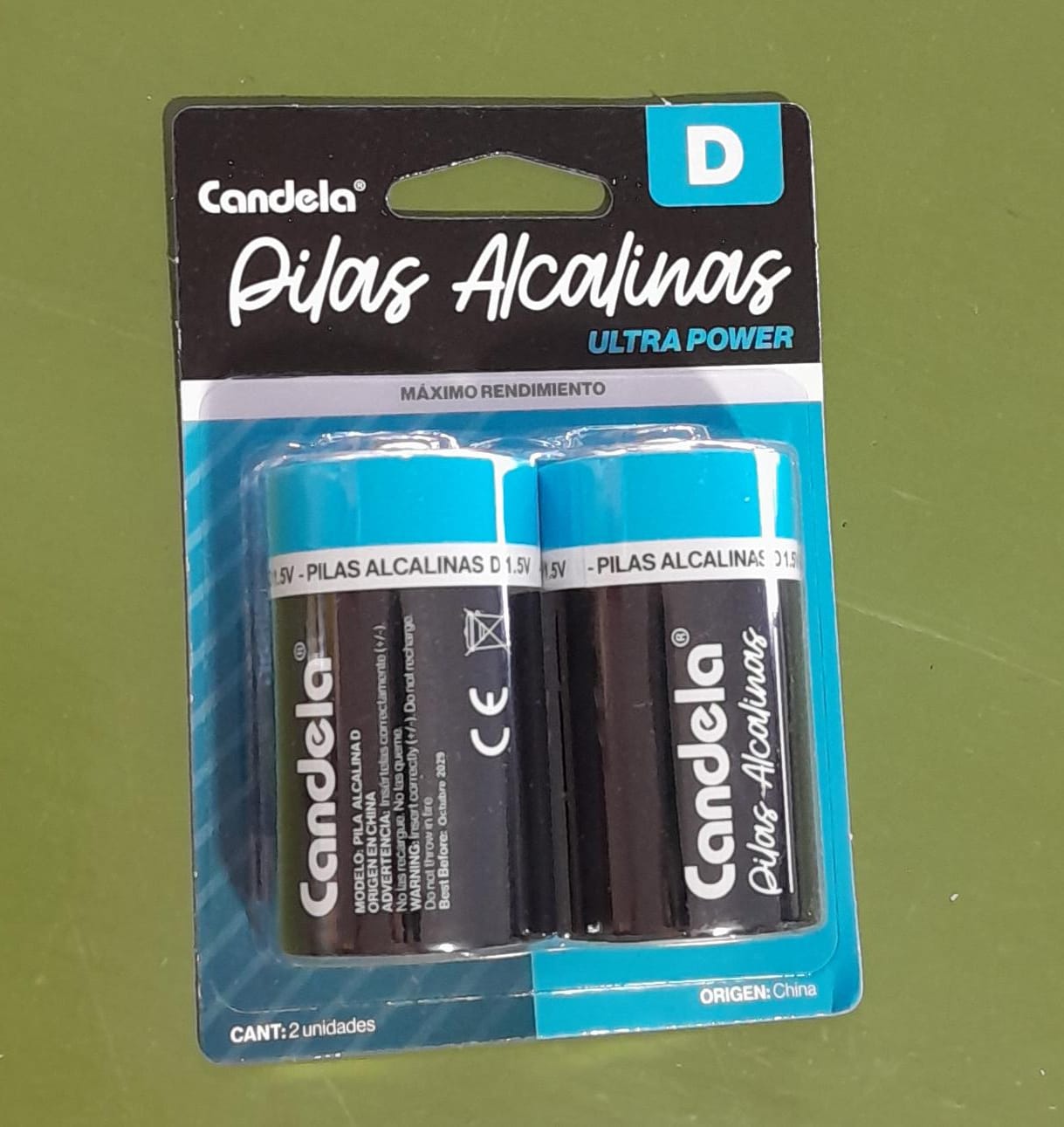 PILA ALCALINA D X2 CANDELA