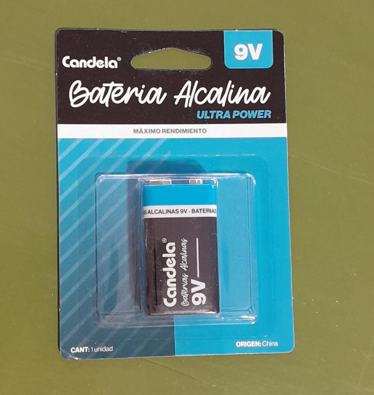 BATERIA ALCALINA CANDELA 9V