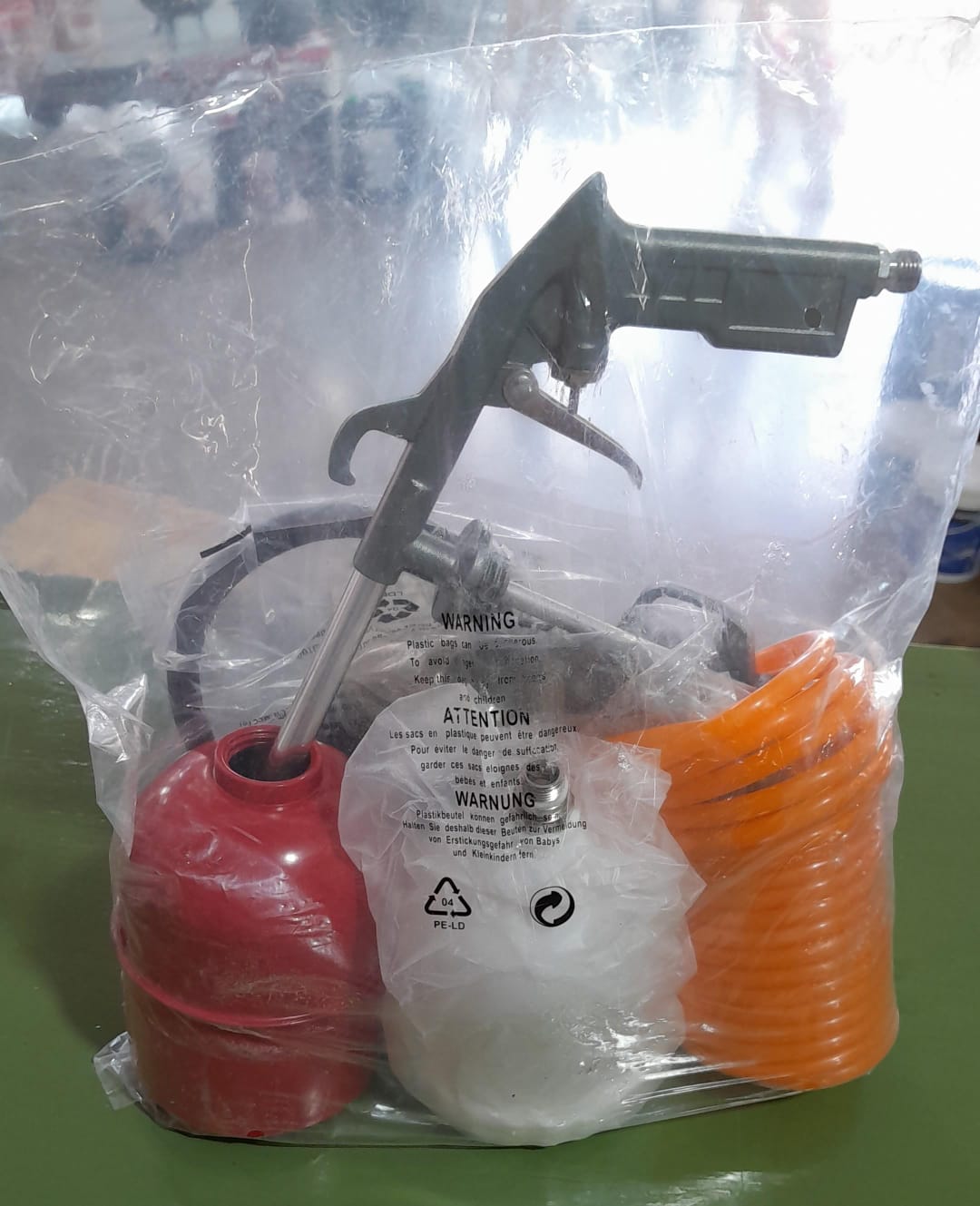 KIT ACCESORIOS P/COMPRESOR 5 PZAS HIMPA