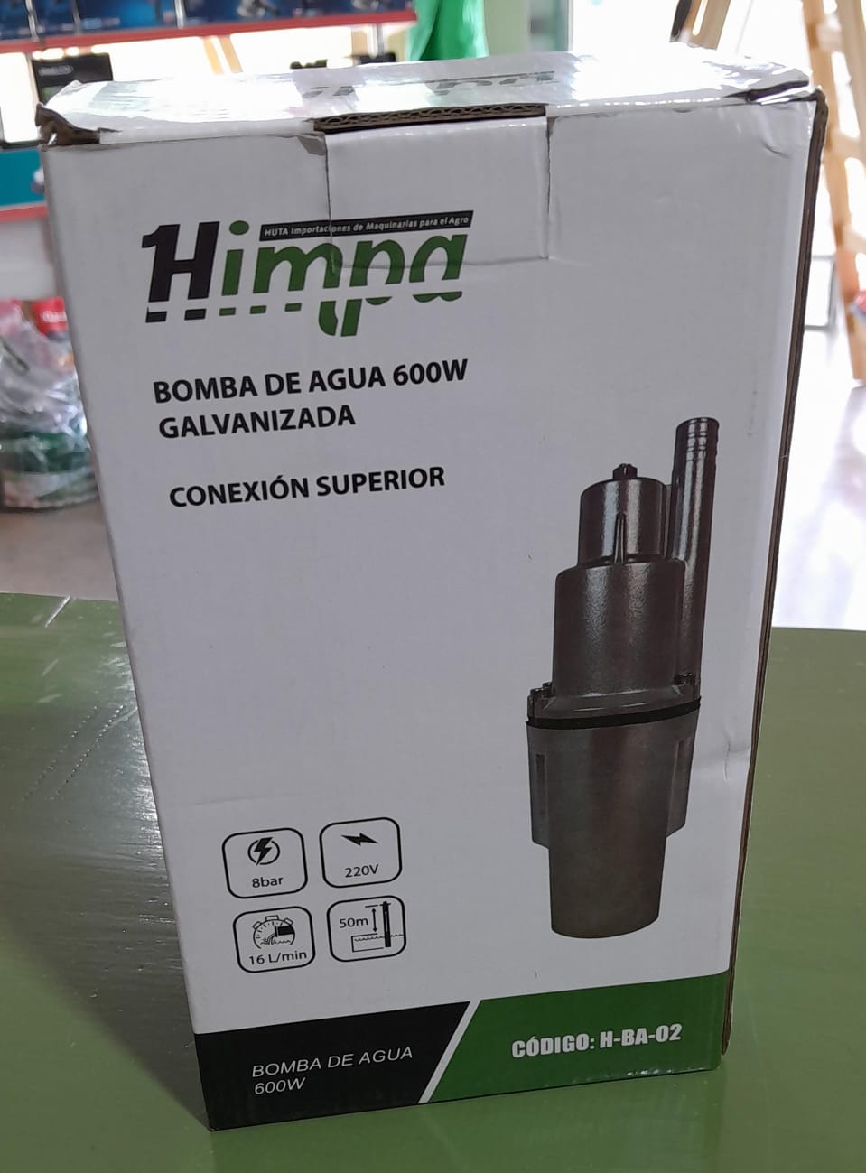 BOMBA AGUA SUMERGIBLE HIMPA 600W