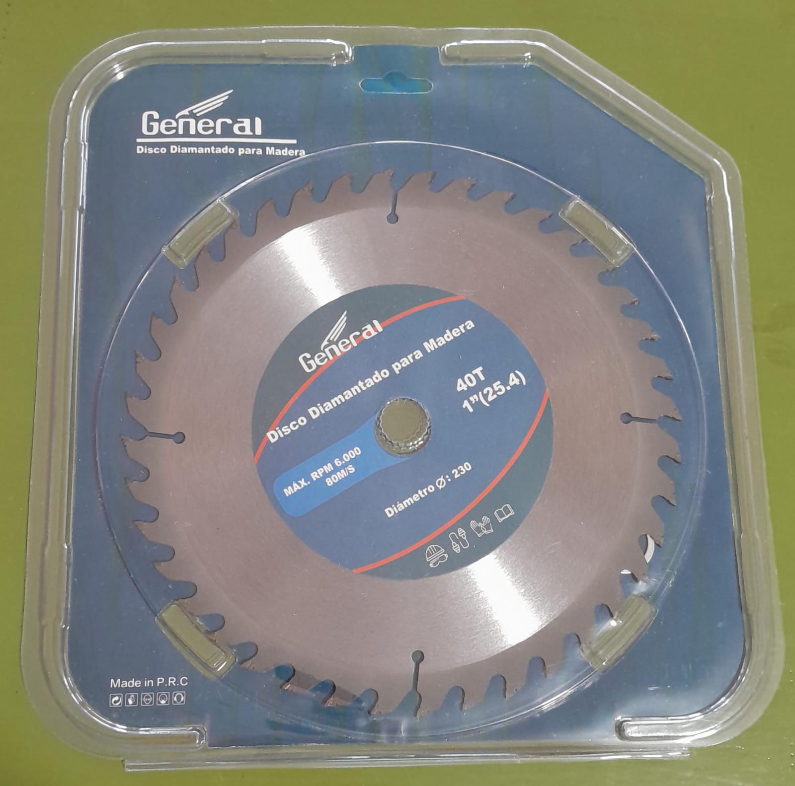 DISCO SIERRA P/MADERA GENERAL 230MM