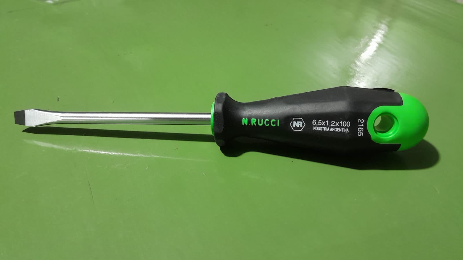 Destornillador N.RUCCI punta plana PL6.5x1.2x100