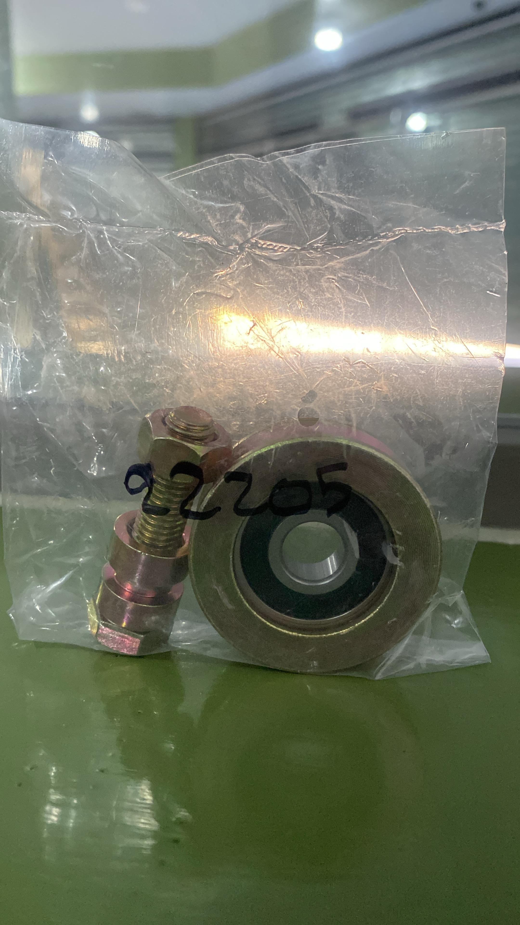 RUEDA ACERO PORTON V 50MM 1 RULEMAN MS