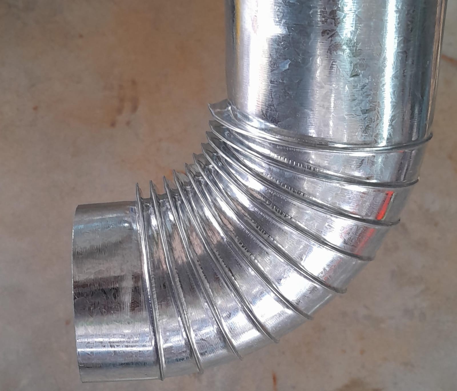 CURVA CHAPA P/COCINA LEÑA 102MM 90º