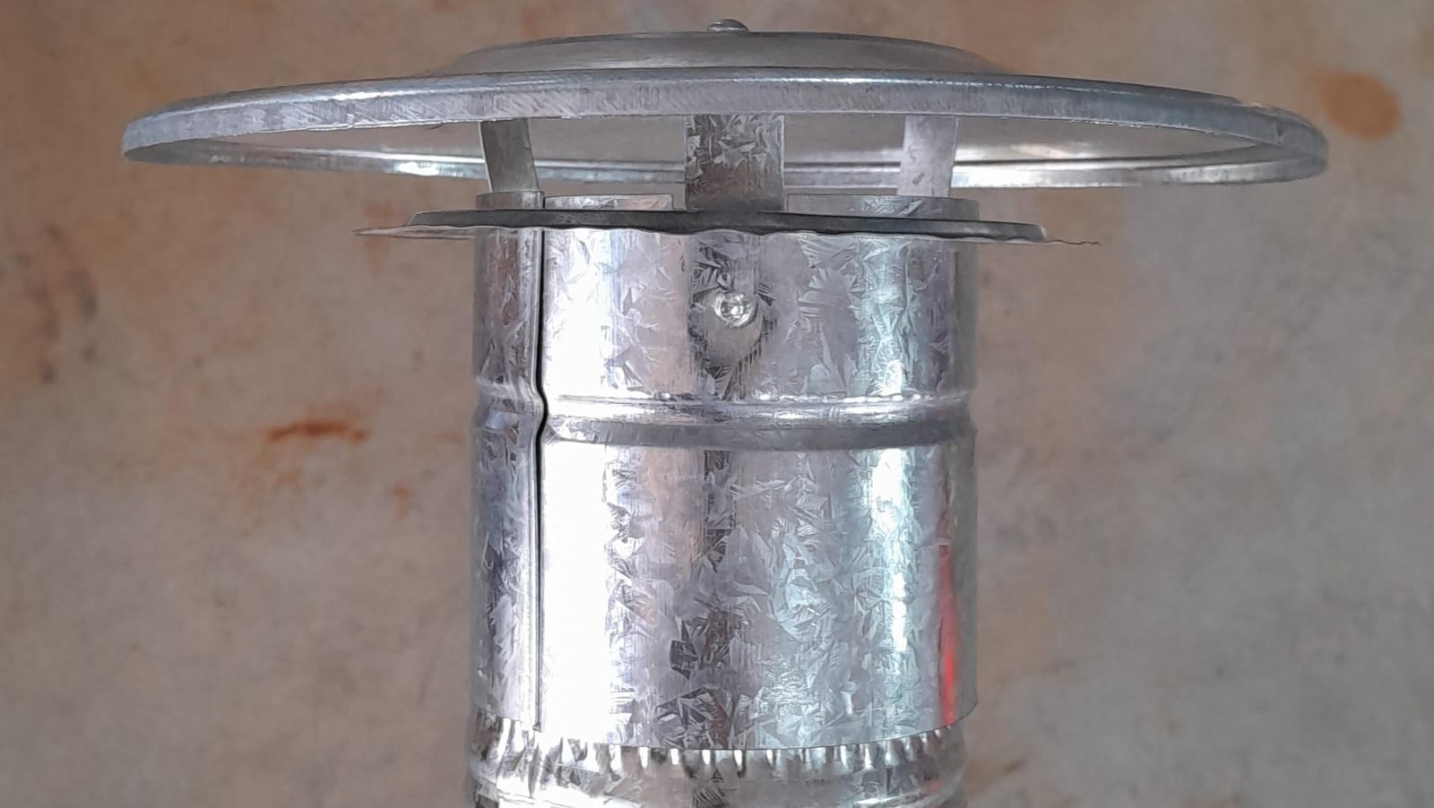 SOMBRERETE CHAPA P/COCINA LEÑA 1 ALA 102MM