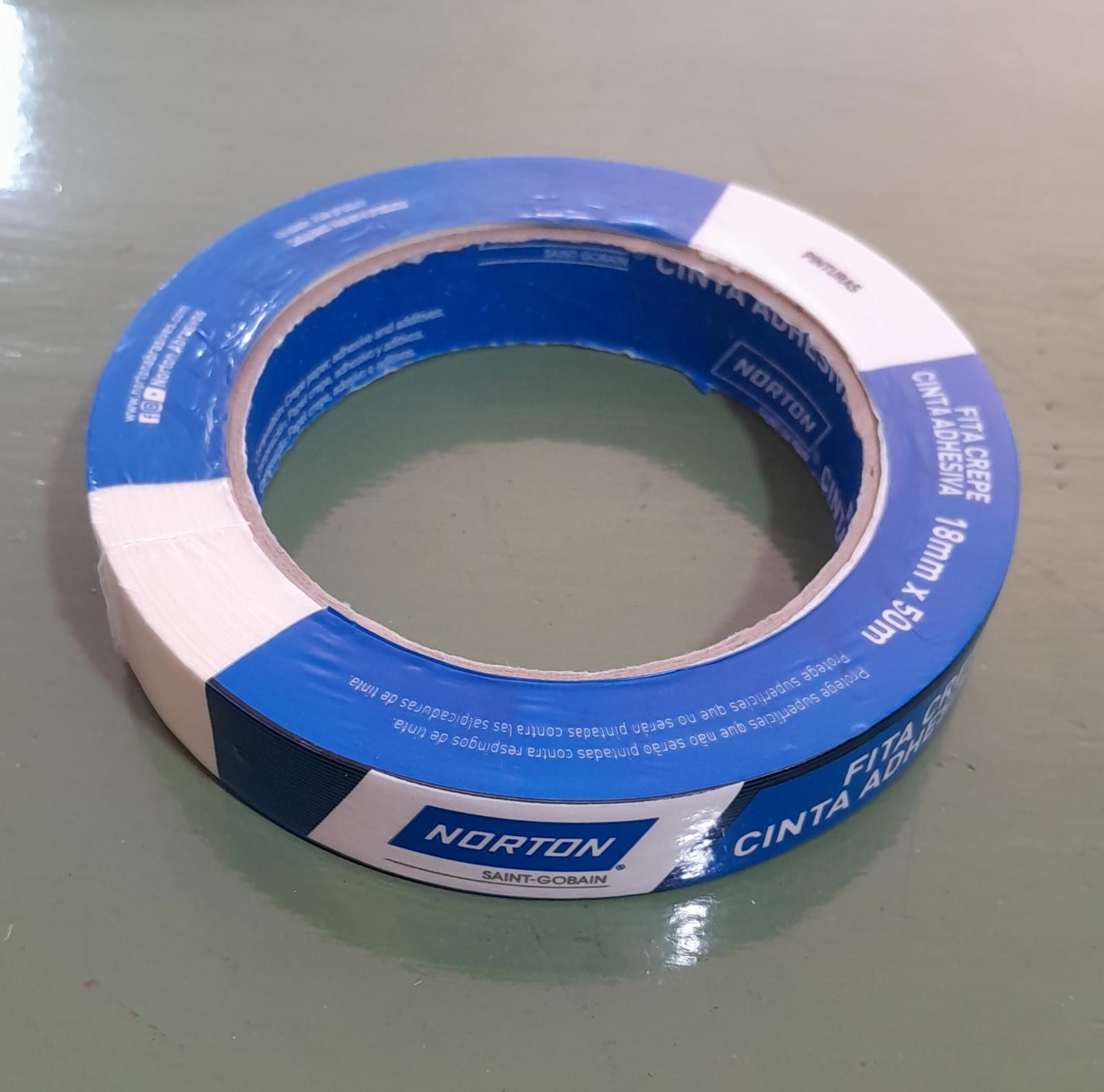 CINTA ENMASCARAR PAPEL NORTON 18MM X 50MT