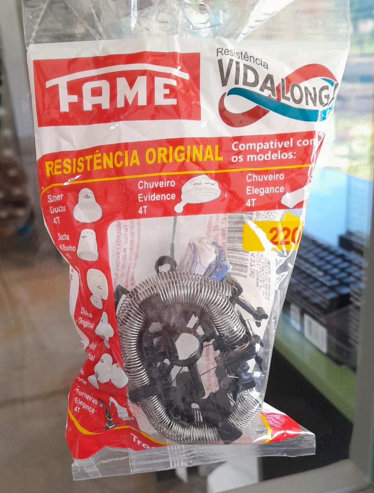 RESISTENCIA DUCHA FAME 6000W