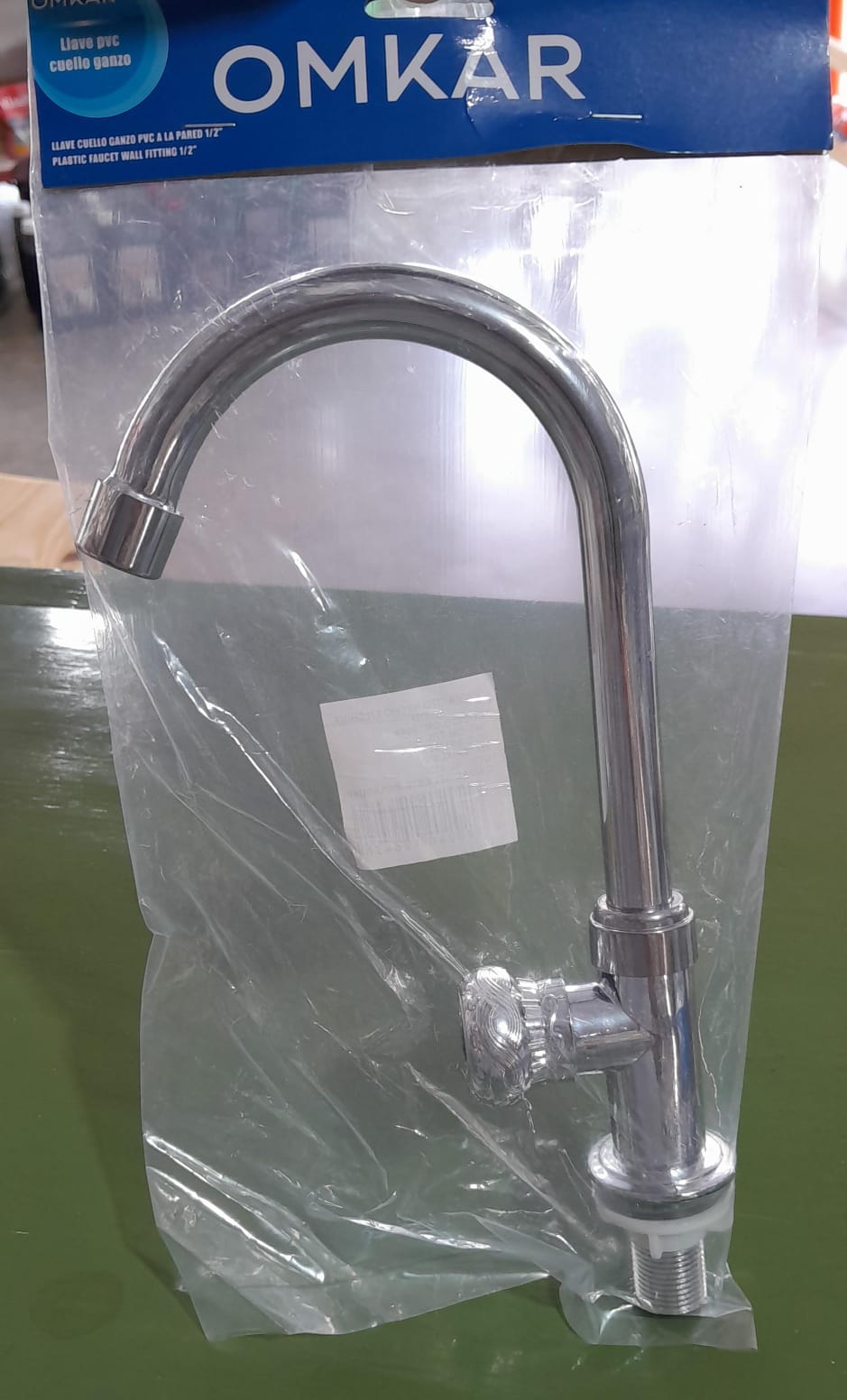 CANILLA MESADA CUELLO GANZO PVC OMKAR