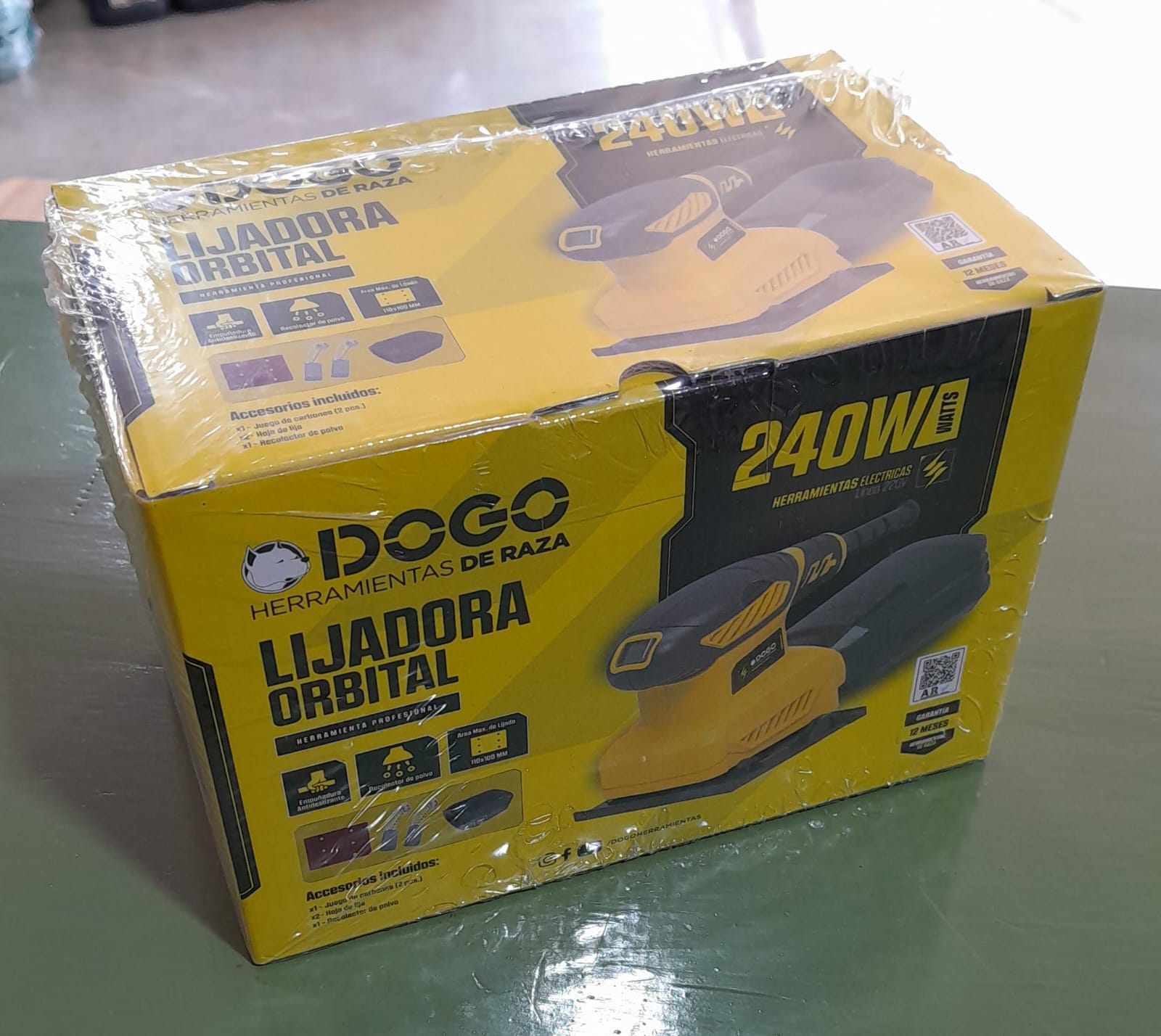 LIJADORA ORBITAL DE MANO DOGO 240W