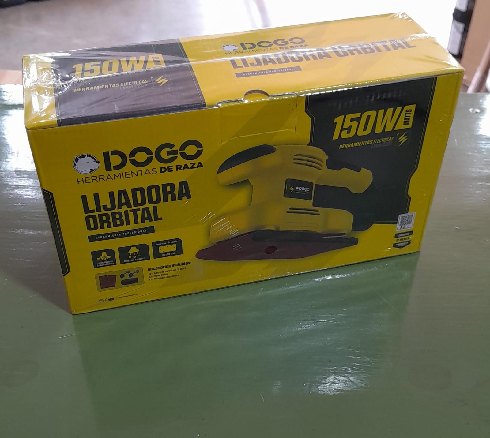 LIJADORA ORBITAL DE MANO DOGO 150W