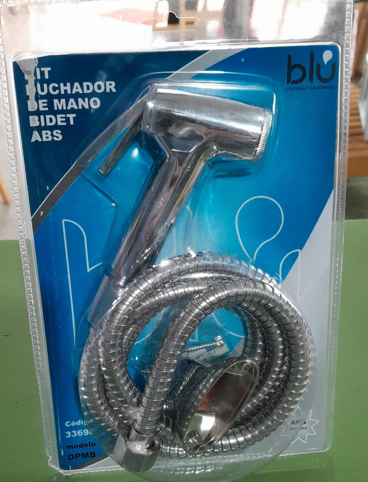 KIT DUCHADOR DE MANO BIDET BLU
