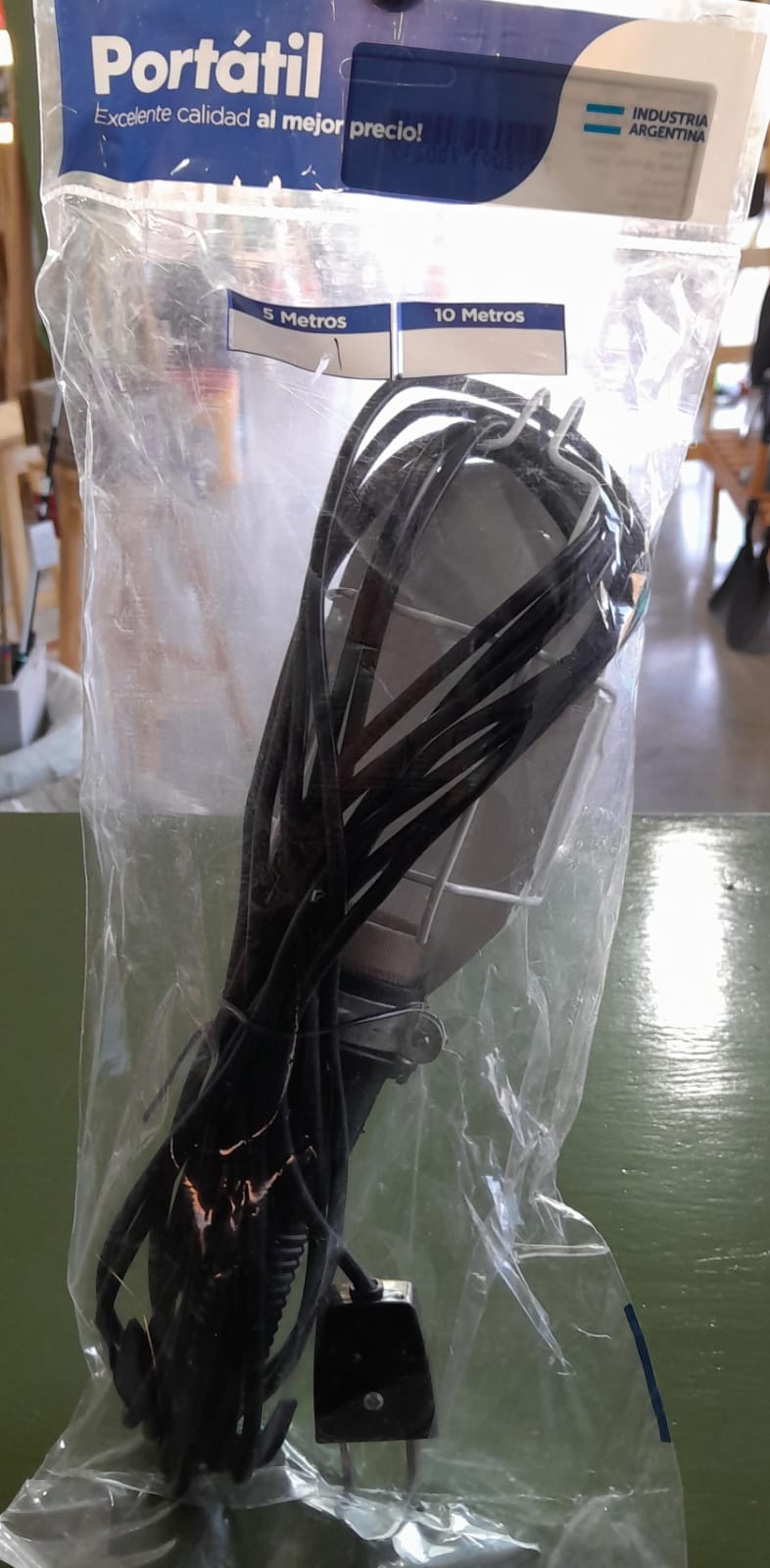 LAMPARA PORTATIL 5MT 220V
