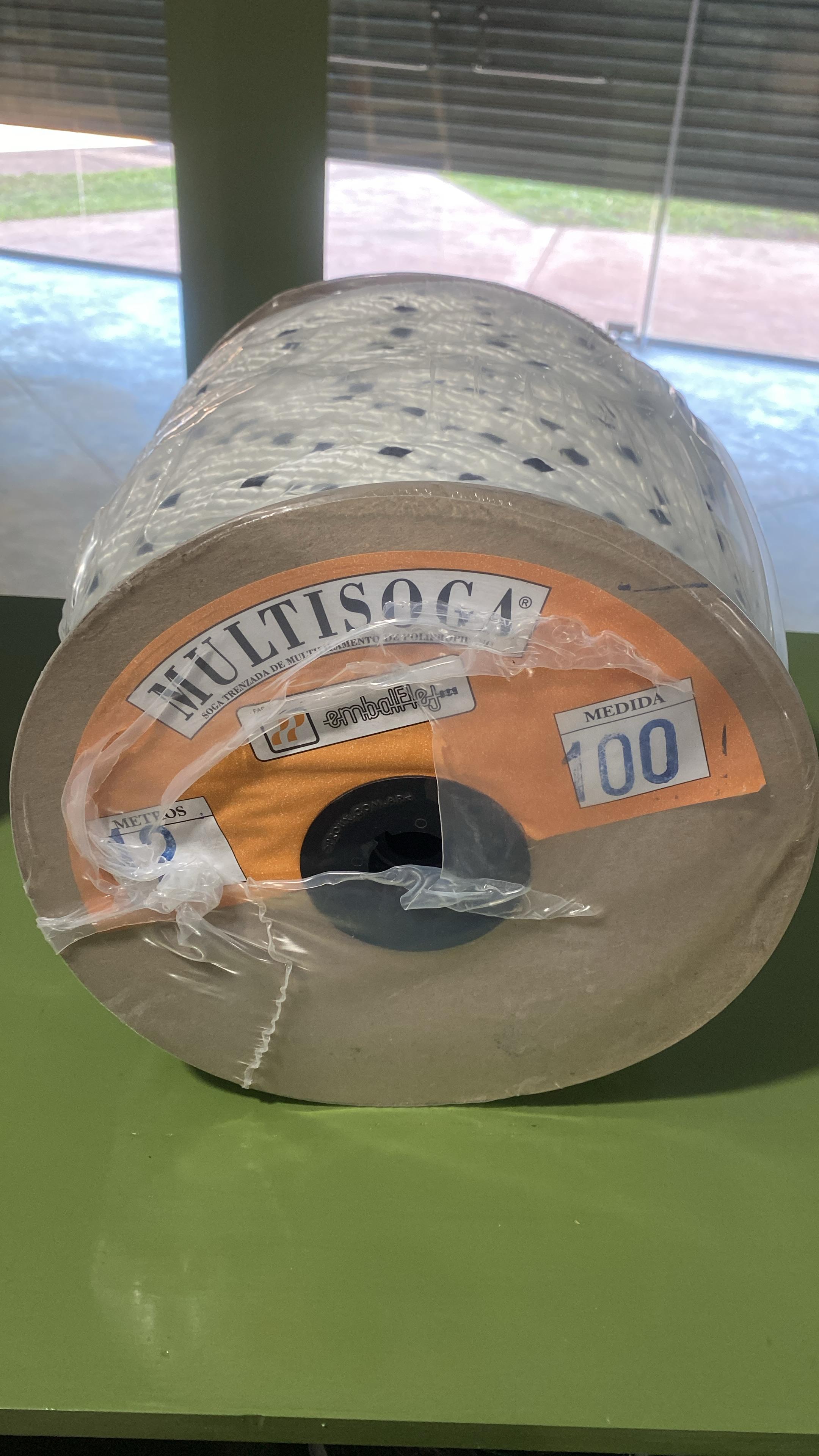 SOGA BLANCA Y NEGRA 12MM EMBALFLEJ