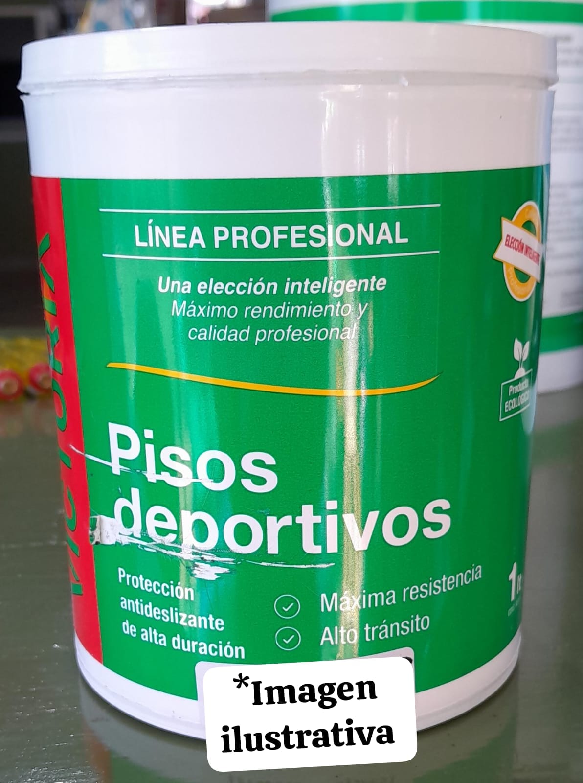 ESMALTE PISOS AL SOLVENTE VICTORIA NEGRO 1LT