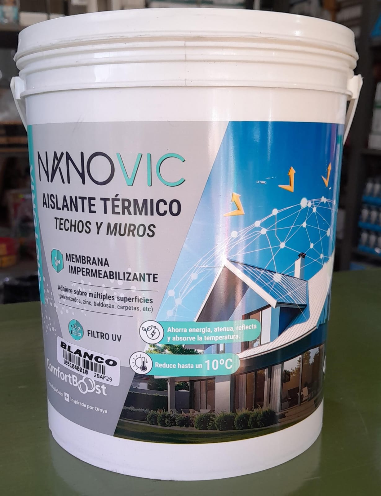 MEMBRANA IMPER. ATERMICO TECHOS NANOVIC 4KG