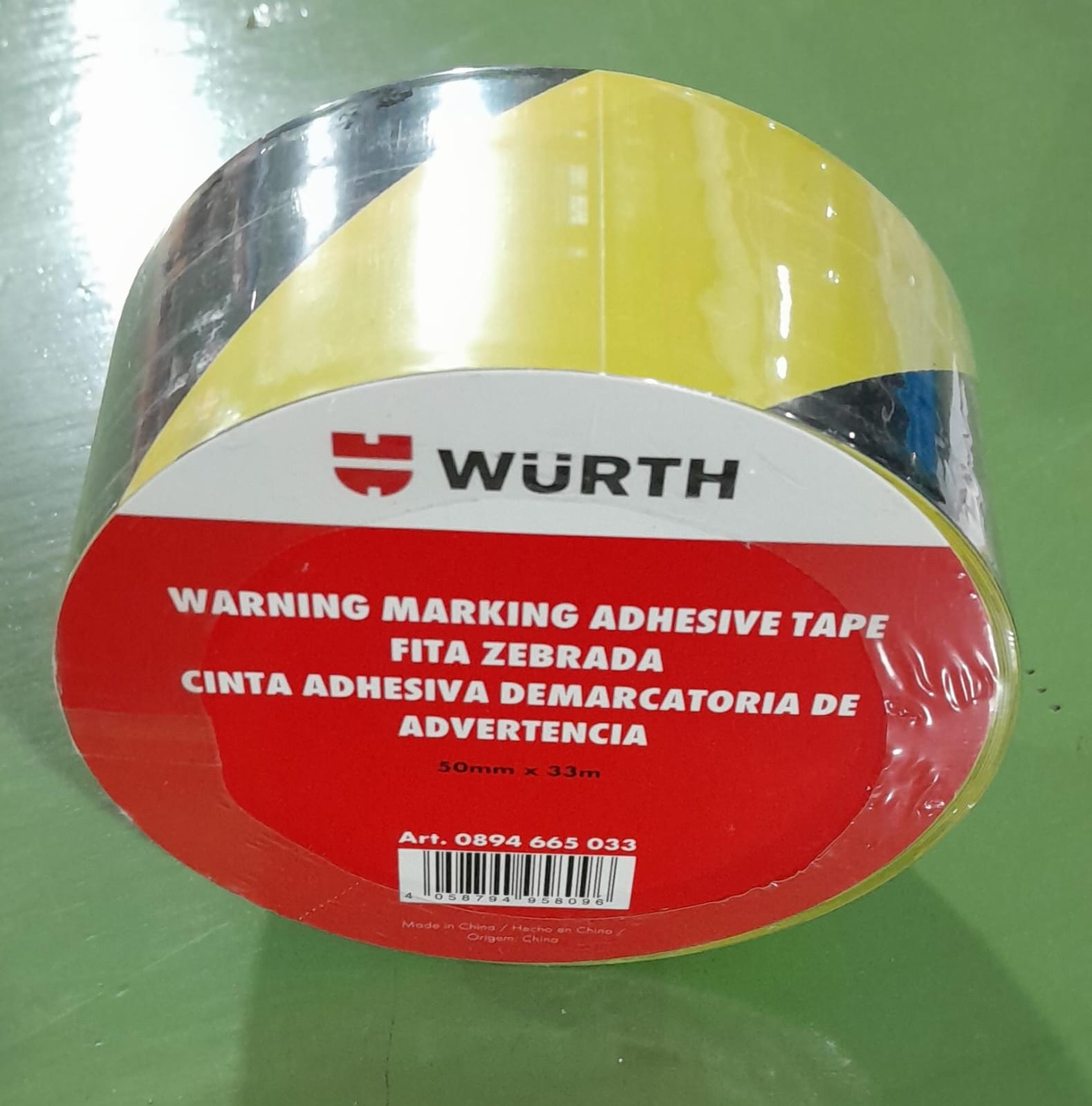 CINTA ADHESIVA PARA DELIMITAR ADVERTENCIA WURTH