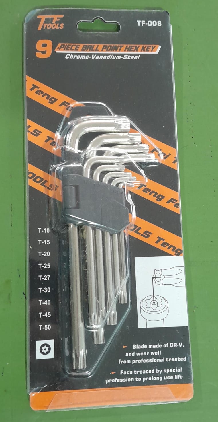 JUEGO LLAVE TORX 9PZAS