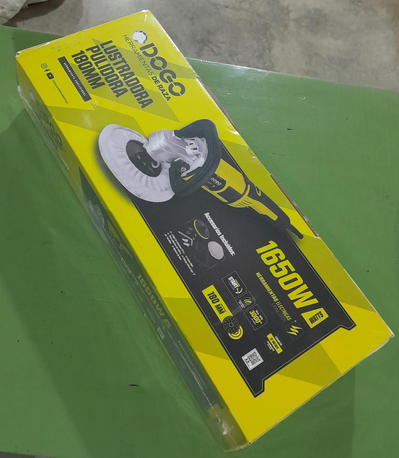 LUSTRADORA PULIDORA DOGO 180MM 1650W