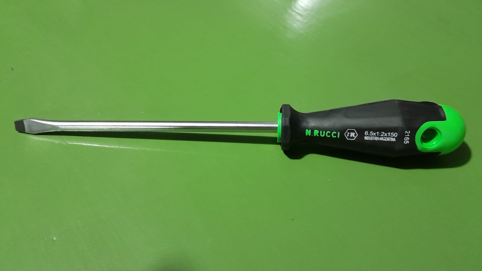 Destornillador N.RUCCI punta plana PL6.5x1.2x150
