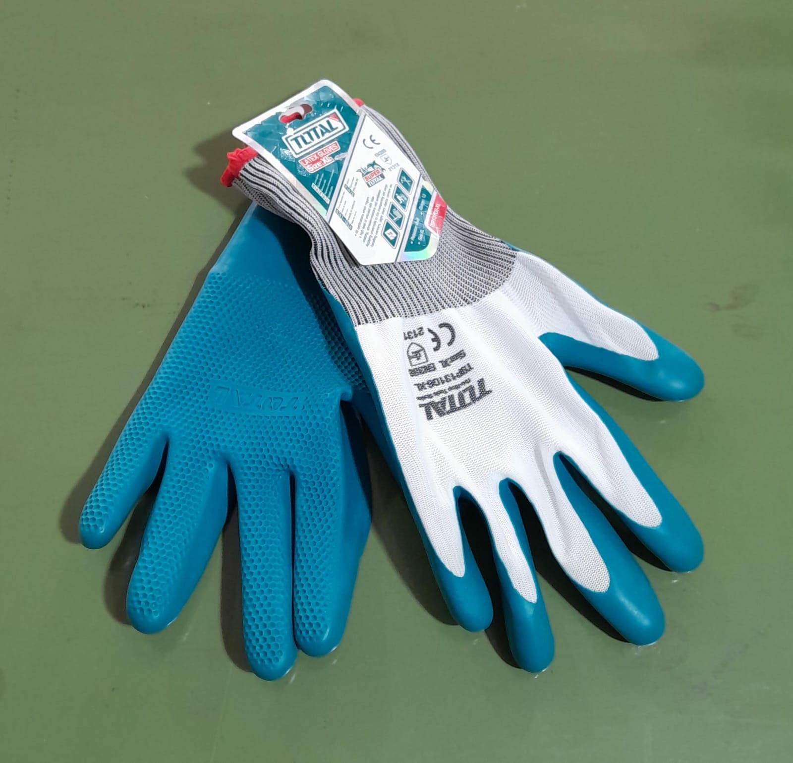 GUANTES PALMA LATEX TOTAL