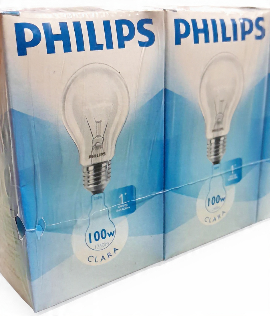 LAMPARA INCANDESCENTE CLARA PHILIPS 100W
