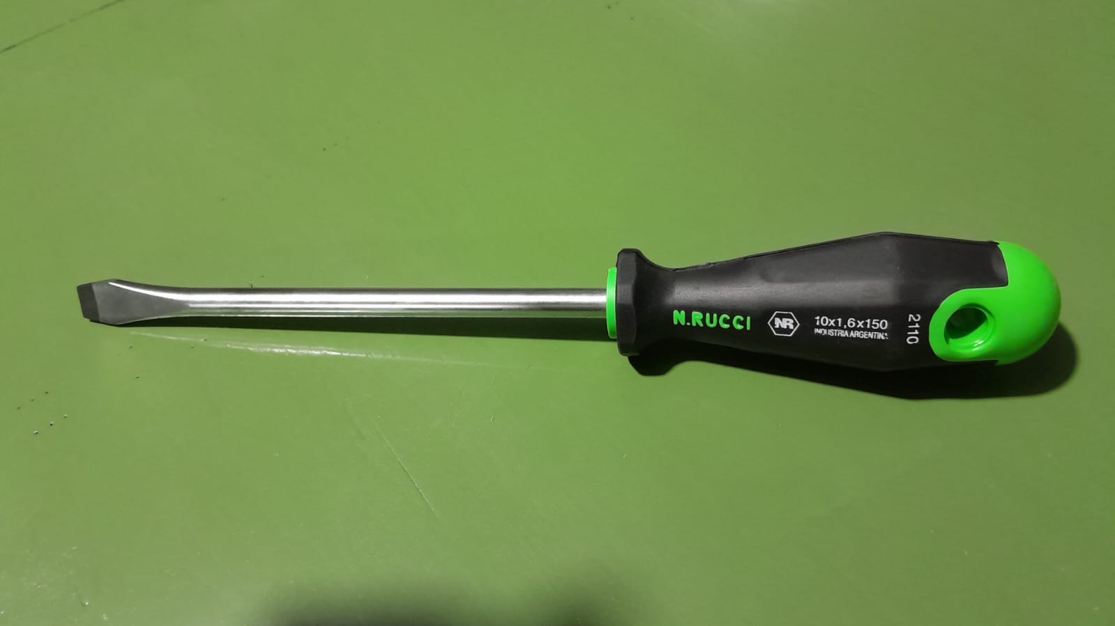 Destornillador N.RUCCI punta plana PL10x1.6x150