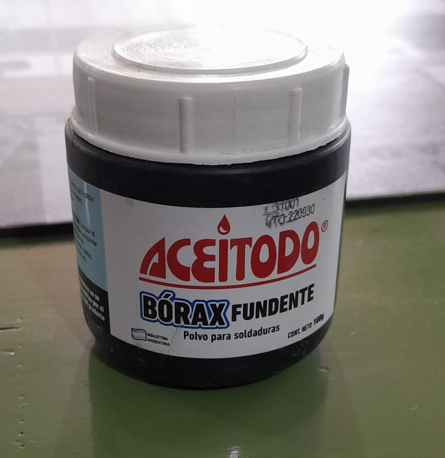 FUNDENTE BORAX ACEITODO 100gr