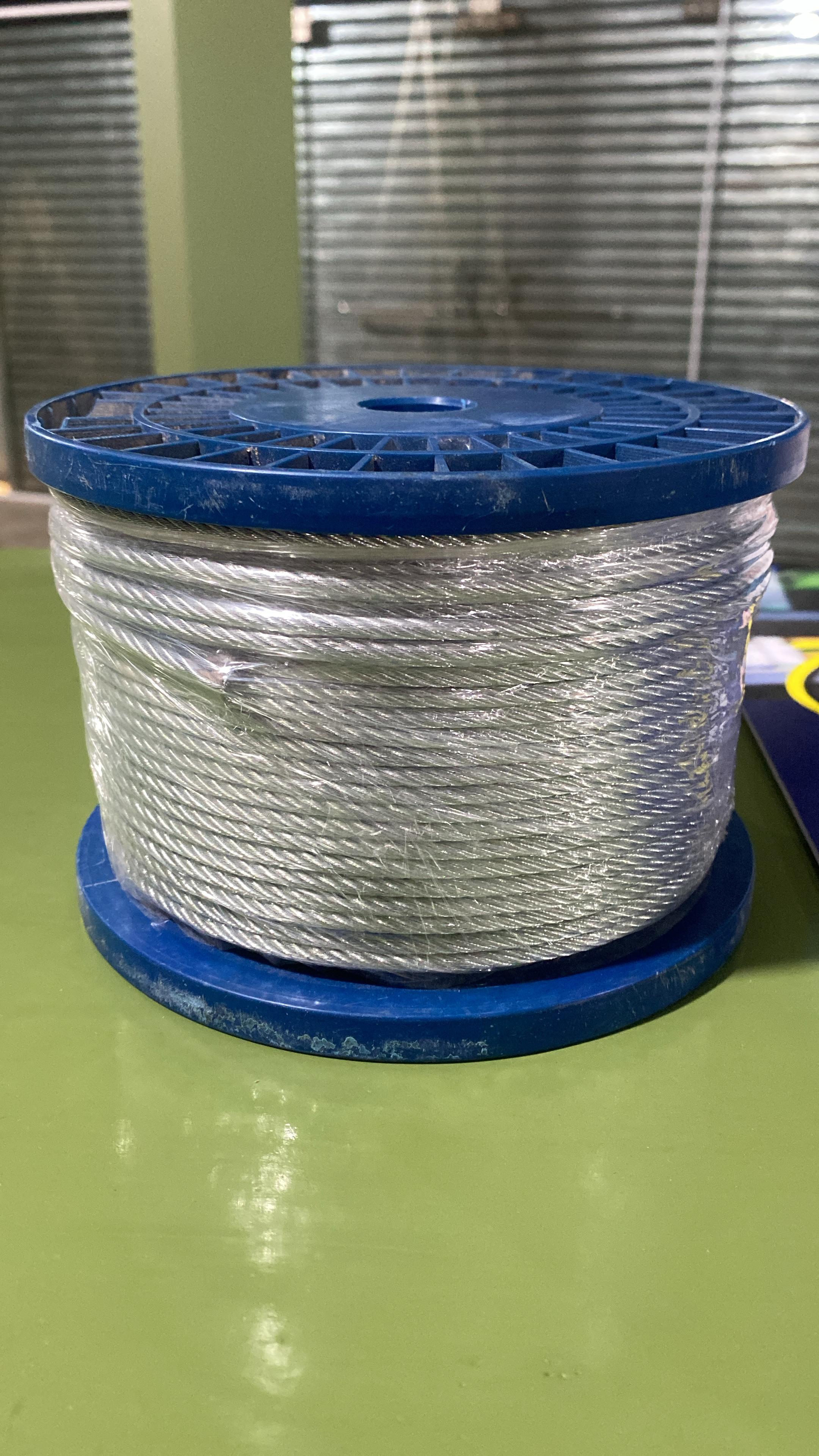CABLE  DE ACERO GALVANIZADO 4 MM MS