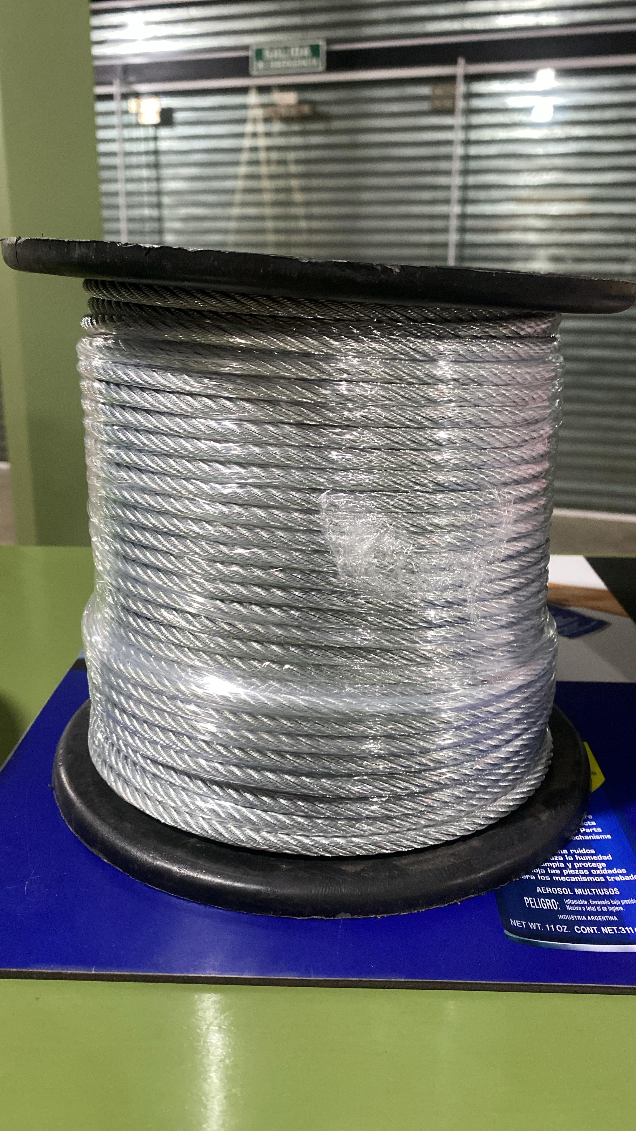 CABLE DE ACERO GALVANIZADO 6MM MS