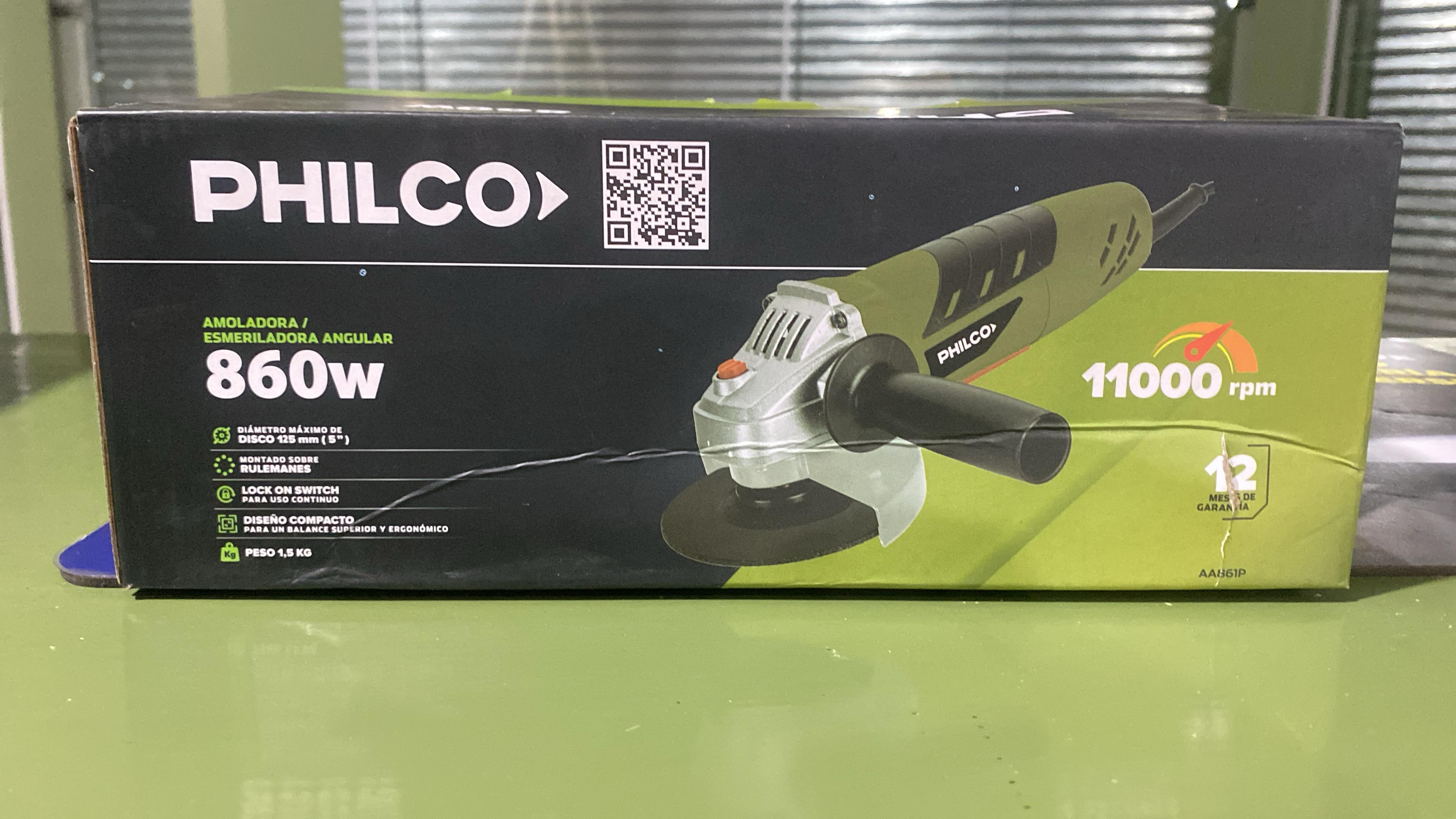 AMOLADORA ANGULAR 860W PHILCO