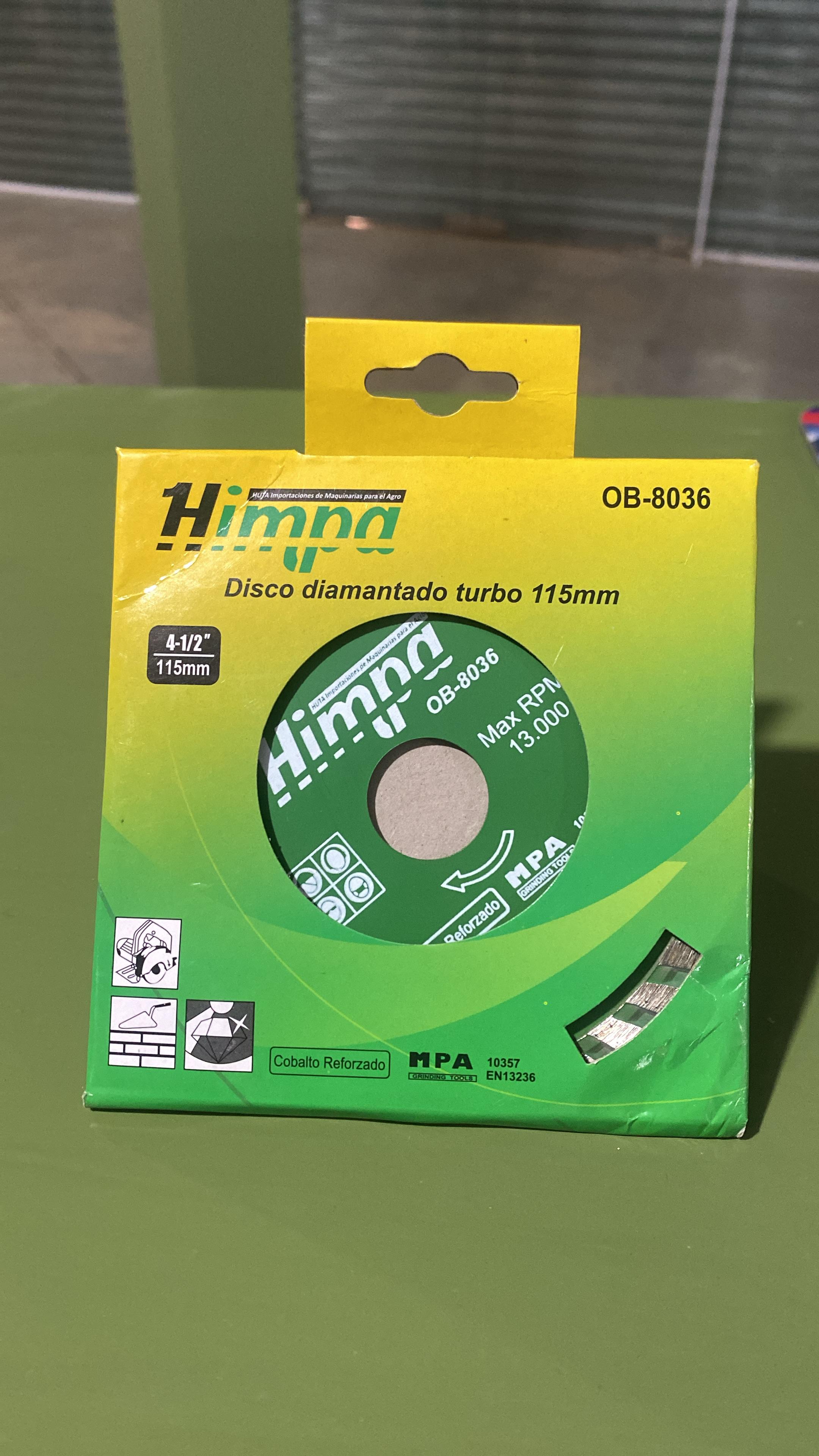 DISCO DIAMANTADO TURBO 115MM HIMPA