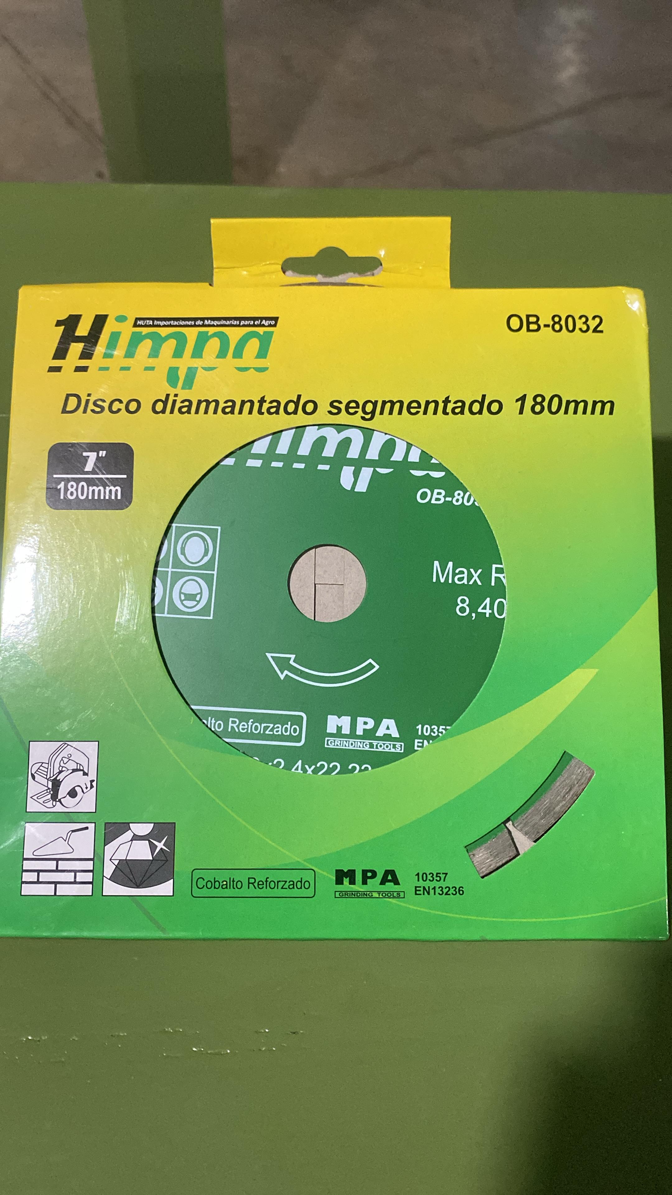 DISCO DIAMANTADO TURBO 180MM HIMPA