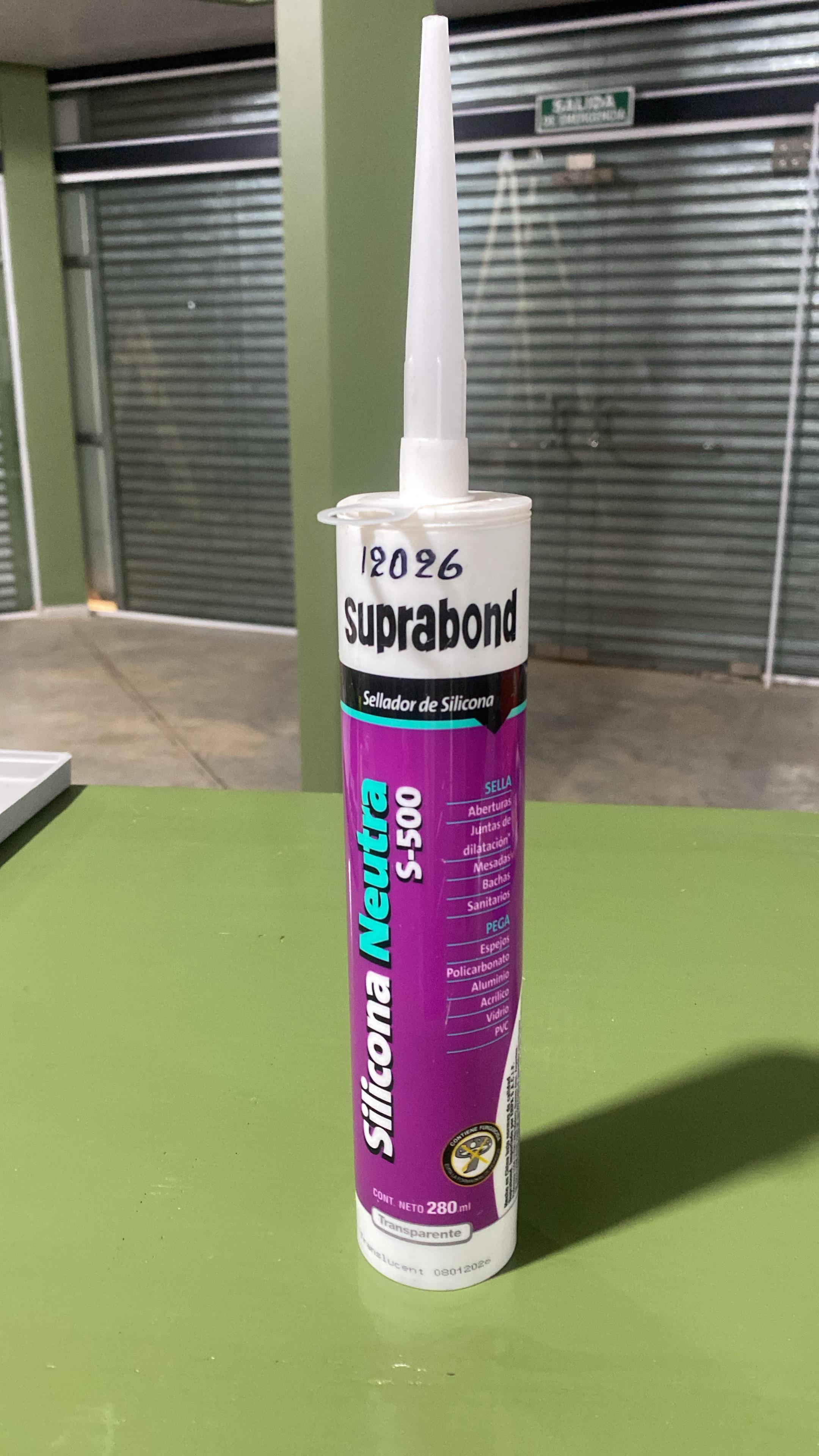 SILICONA NEUTRA S-500 280ML TRANSP SUPRABOND