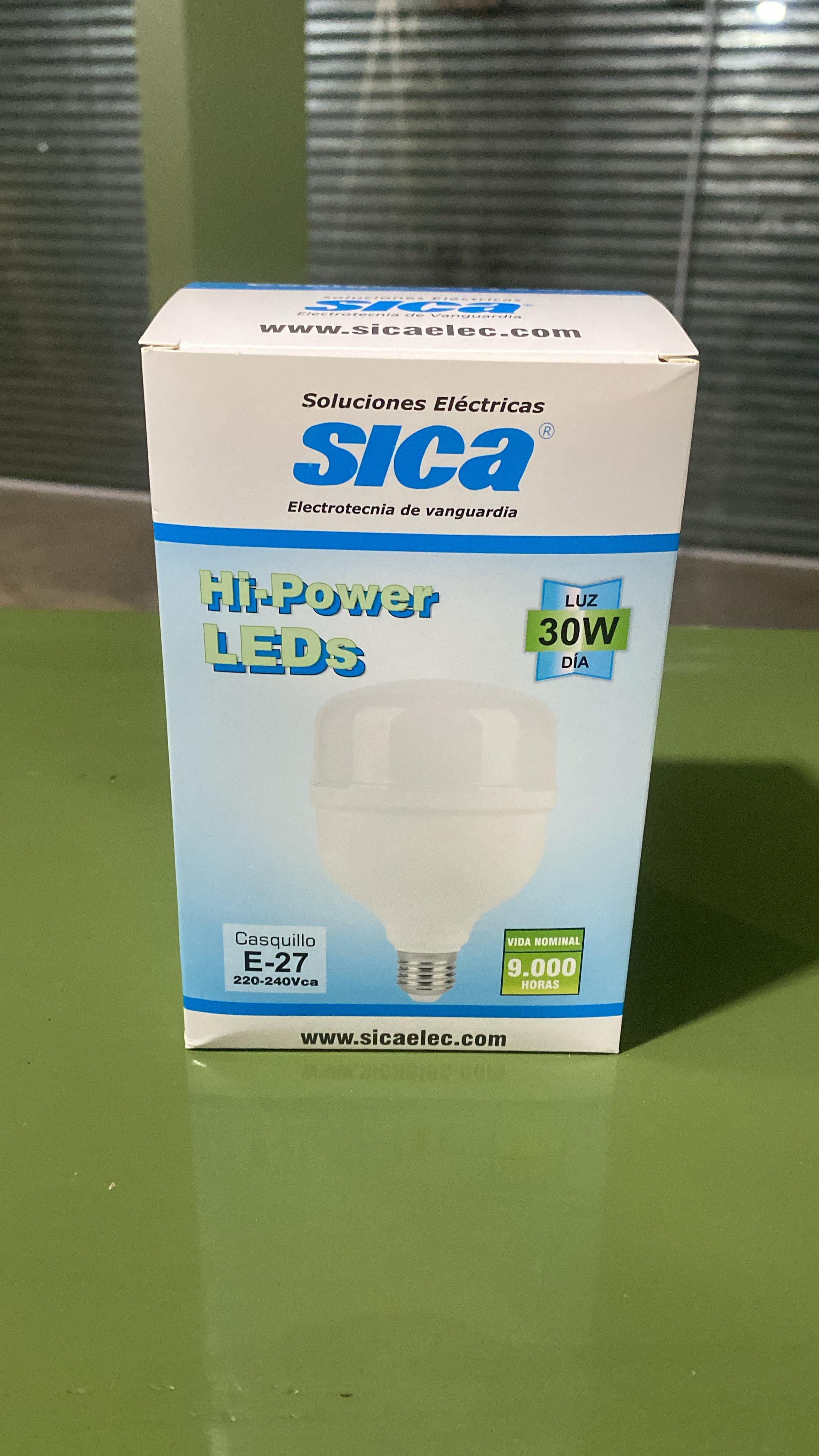 LAMPARA ALTA  POTENCIA E27 SICA 30W