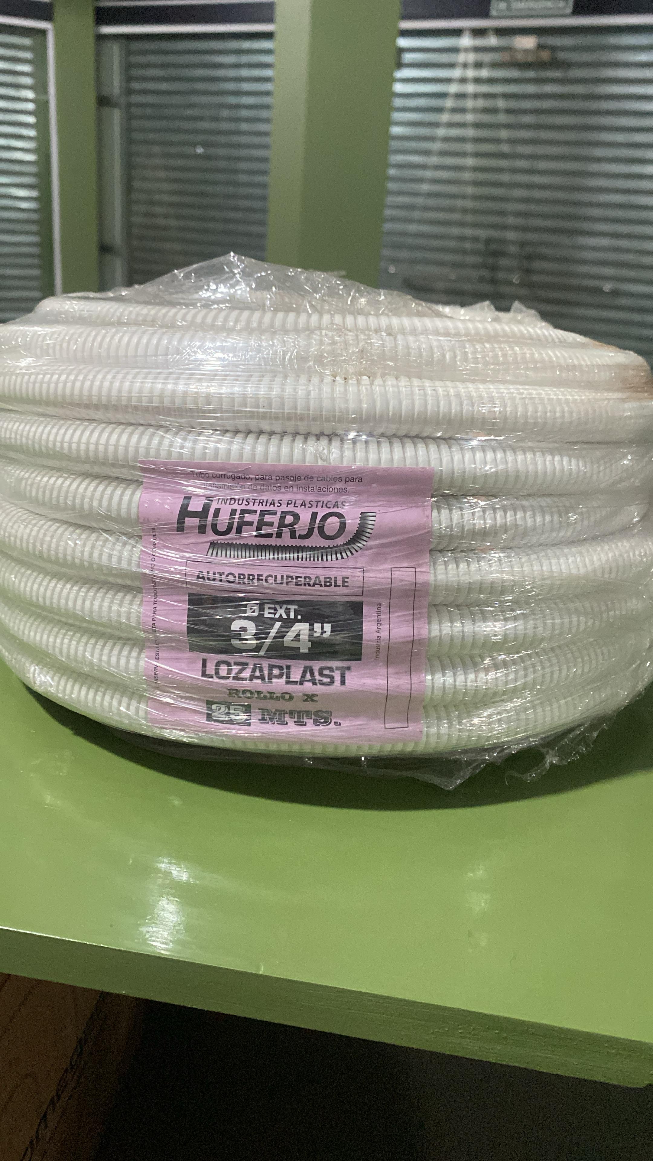 CORRUGADO X25M 3/4 BLANCO