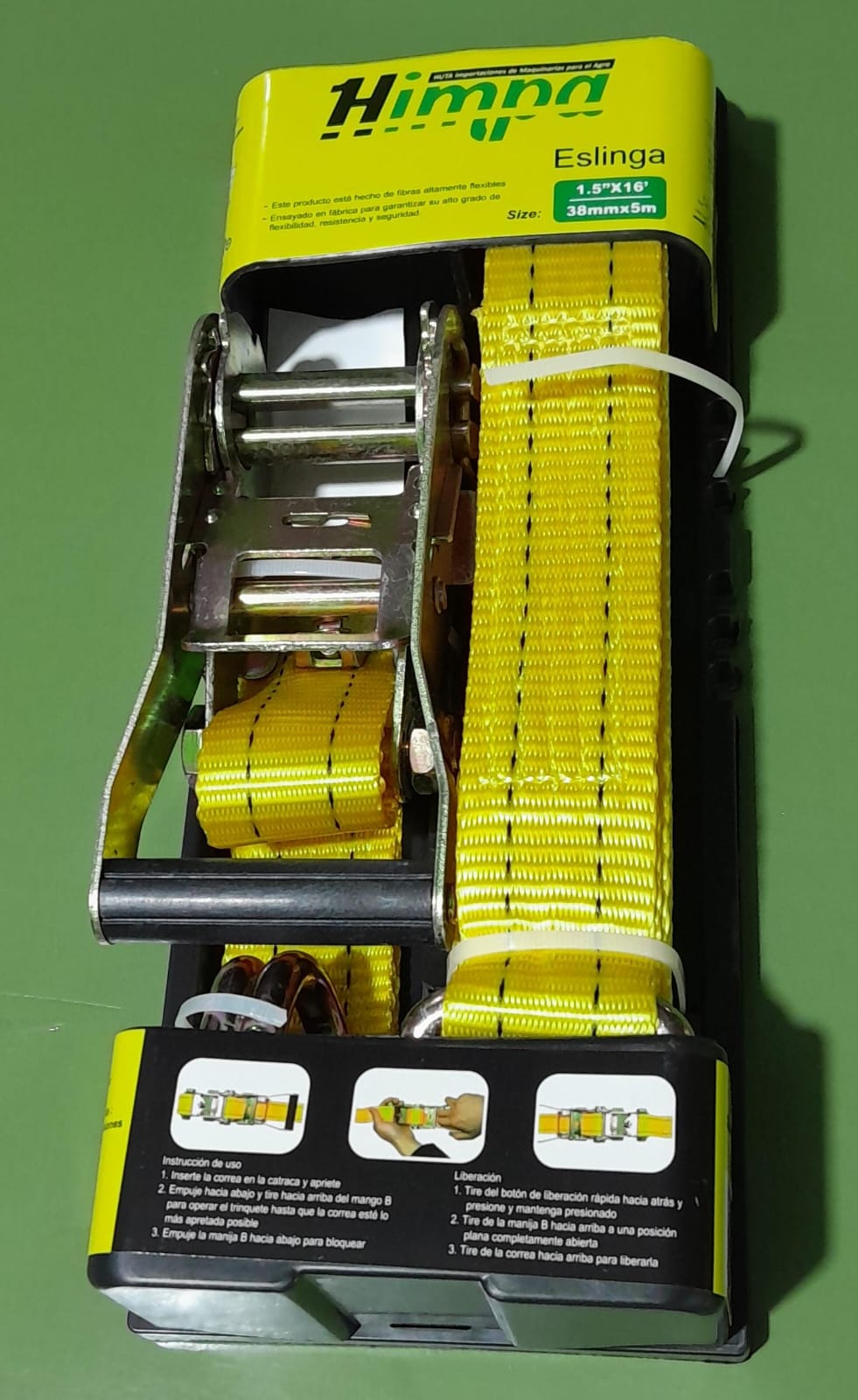 CATRACA/ESLINGA 38mm X 5MT HIMPA