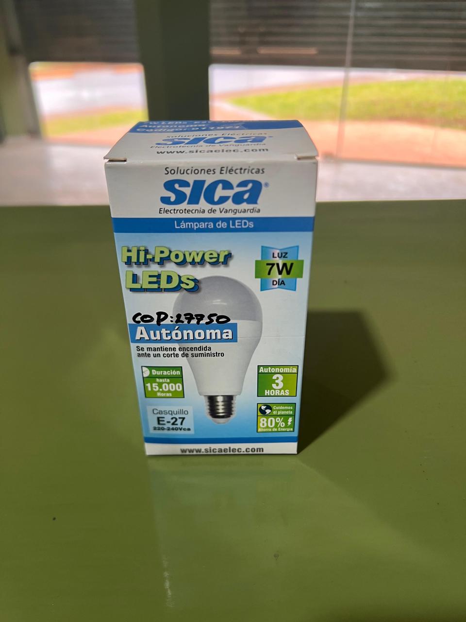 LAMPARA LED EMERGENCIA 7W 3HRS SICA